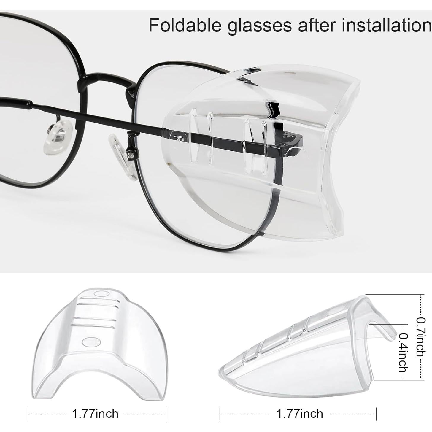 Protectores Laterales para Gafas YunTuo 2 Pares TPU