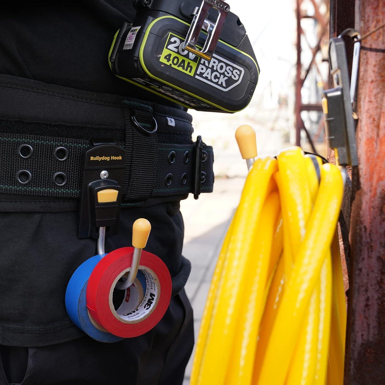 Soporte para Taladro KUNN Gancho Único Clip Metal Amarillo