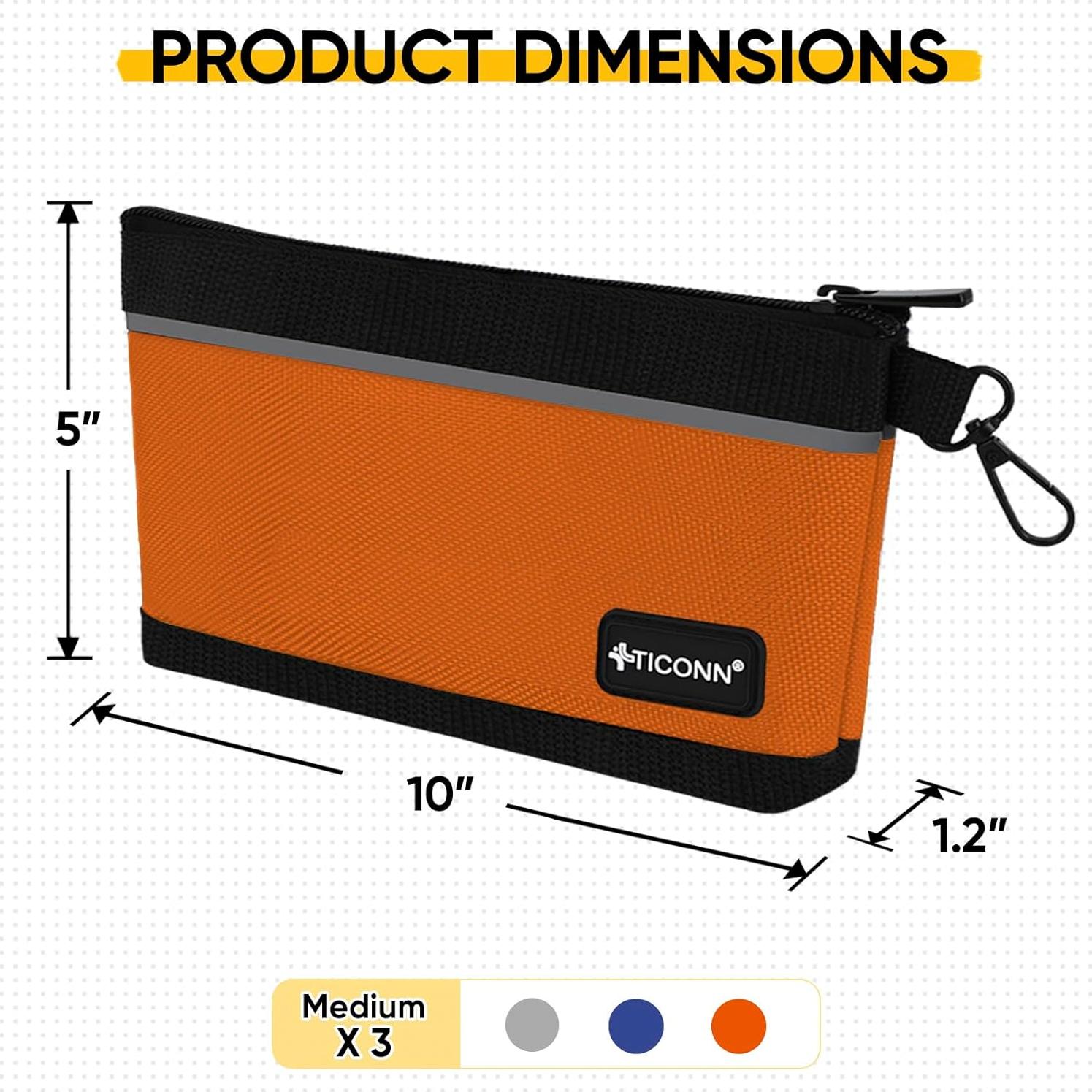 Bolsas de Herramientas TICONN 3 Paquete Mediano Impermeables