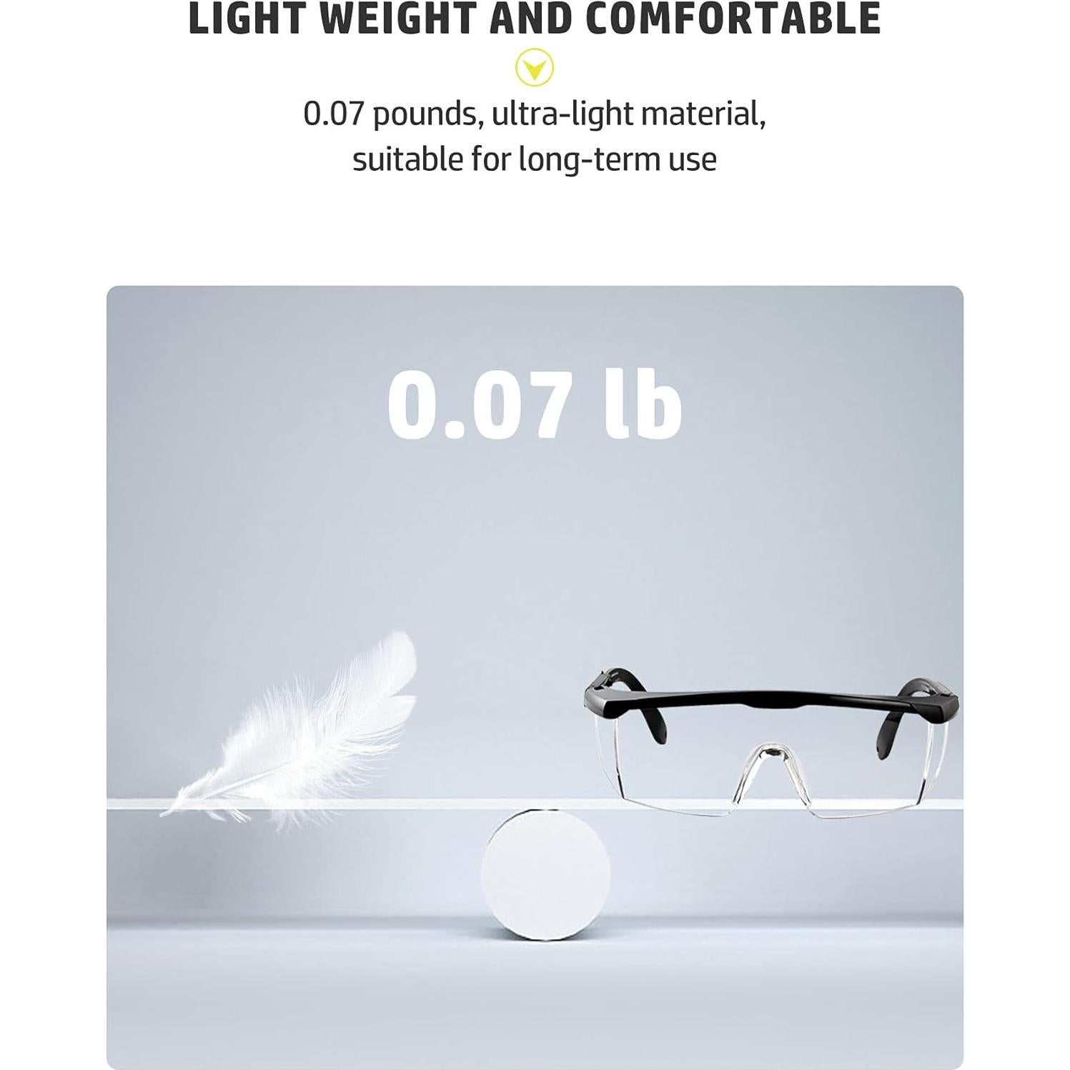 Gafas de seguridad DAY SUN PES02, Anti-vaho, Ajustables