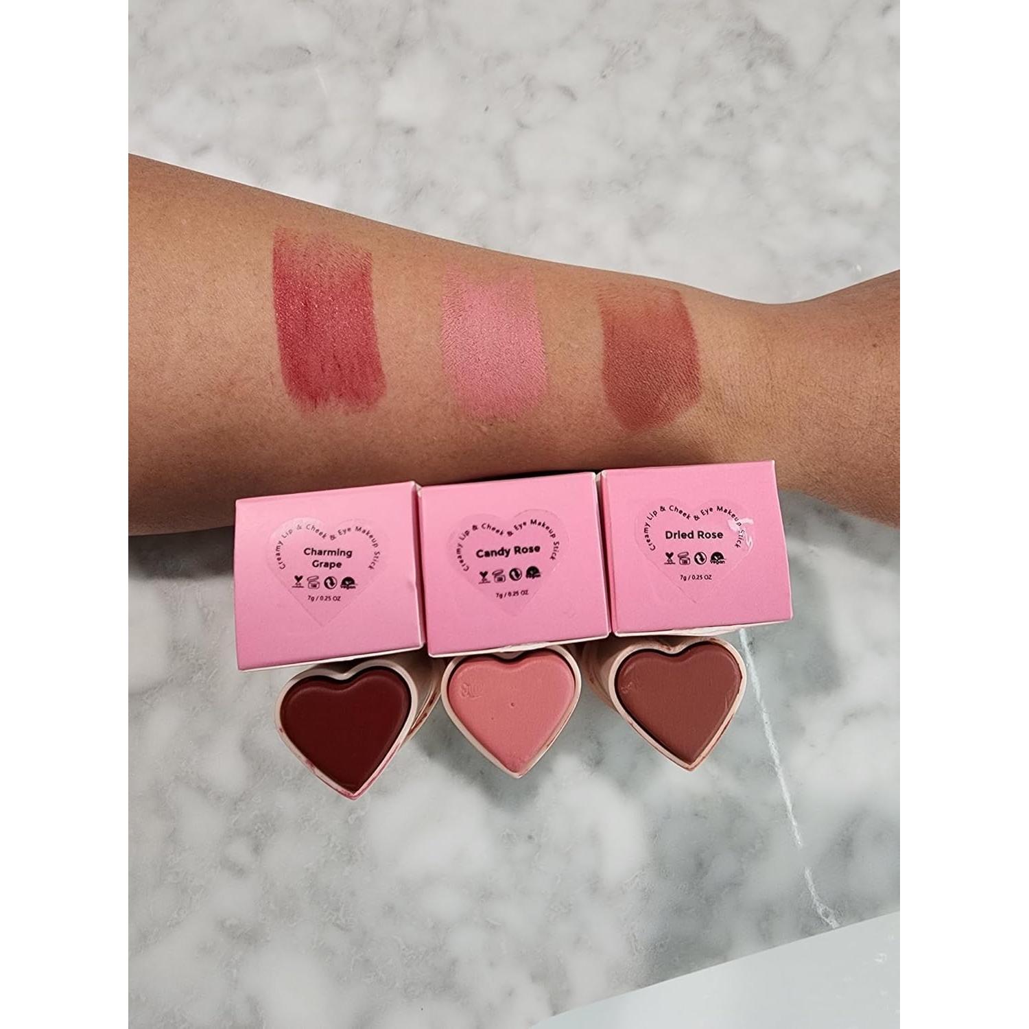 Bastón de Rubor Multifuncional 3-en-1 Reese - Uva Encantadora