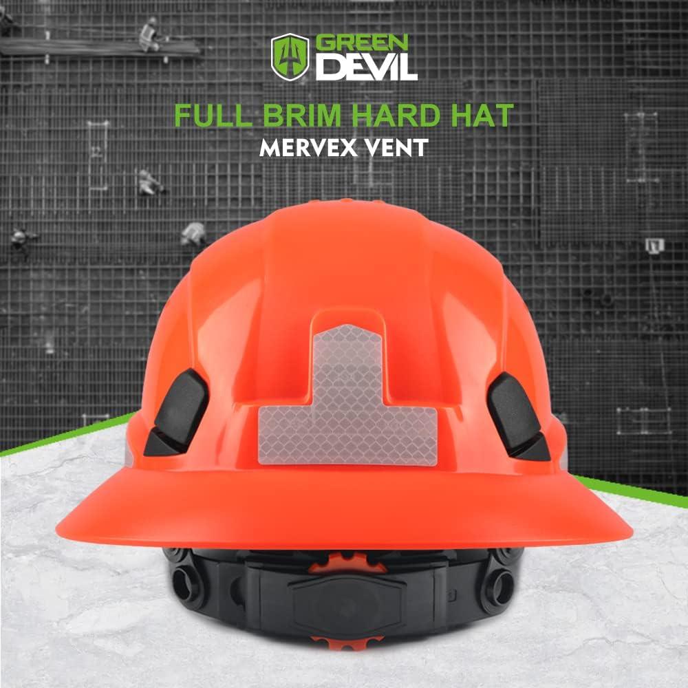 Casco de Seguridad GREEN DEVIL Mervex Vent FB Naranja