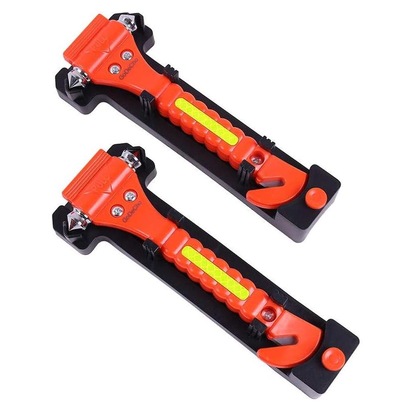 Kit de Escape de Emergencia 2 PCS GoDeCho Martillo y Cortador
