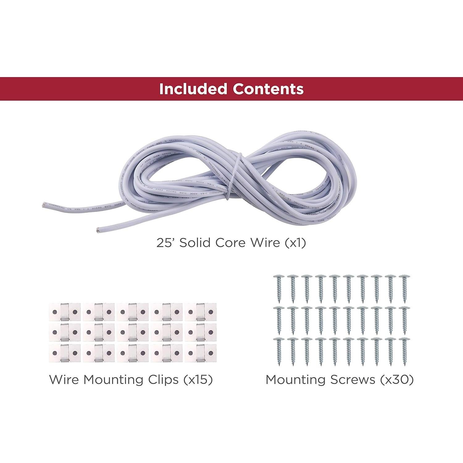 Bobina de Cable de Salto BLACK+DECKER LEDUC-25JUMP 7.62 m Blanca