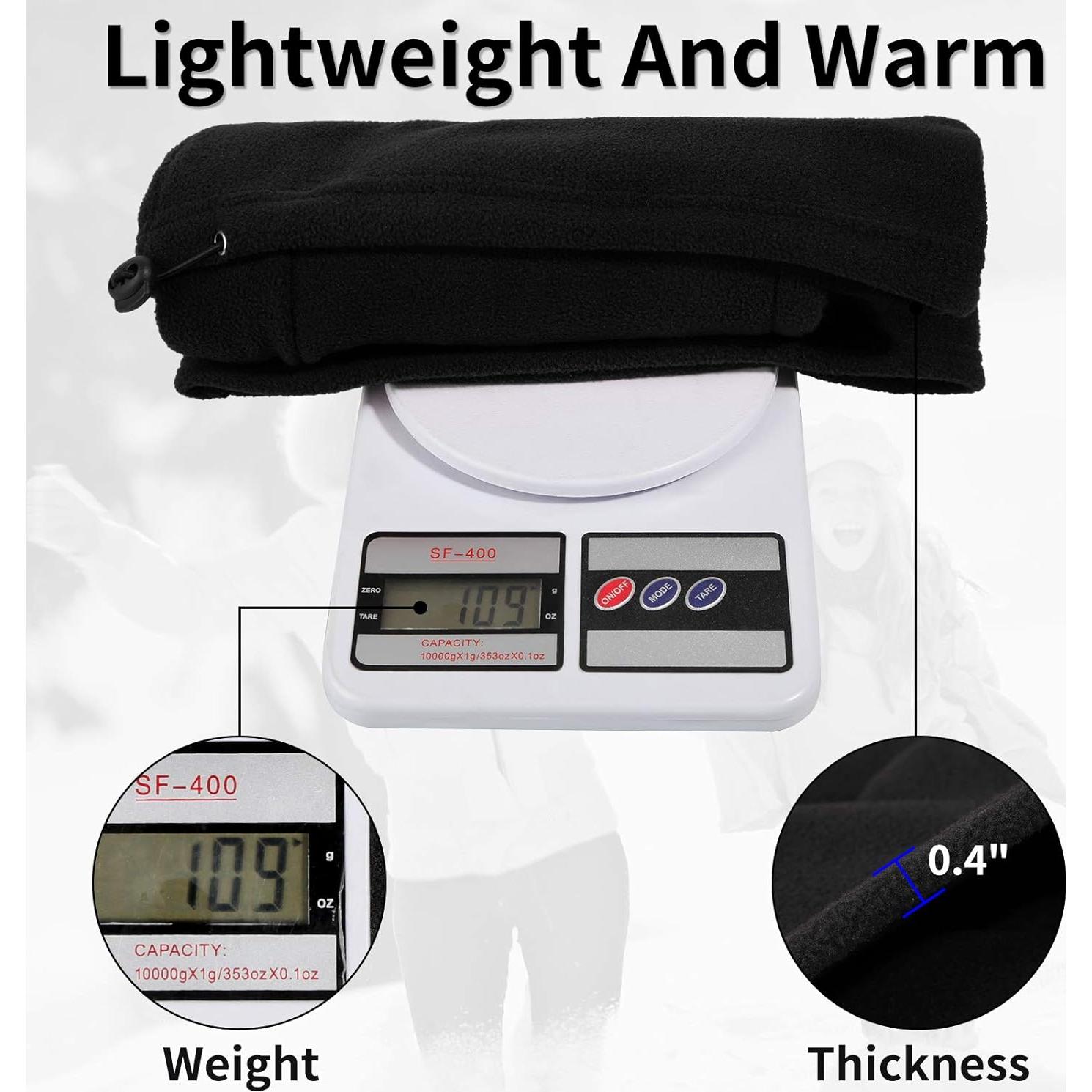 Máscara de Esquí Achiou Unisex con Capucha y Calentador de Cuello