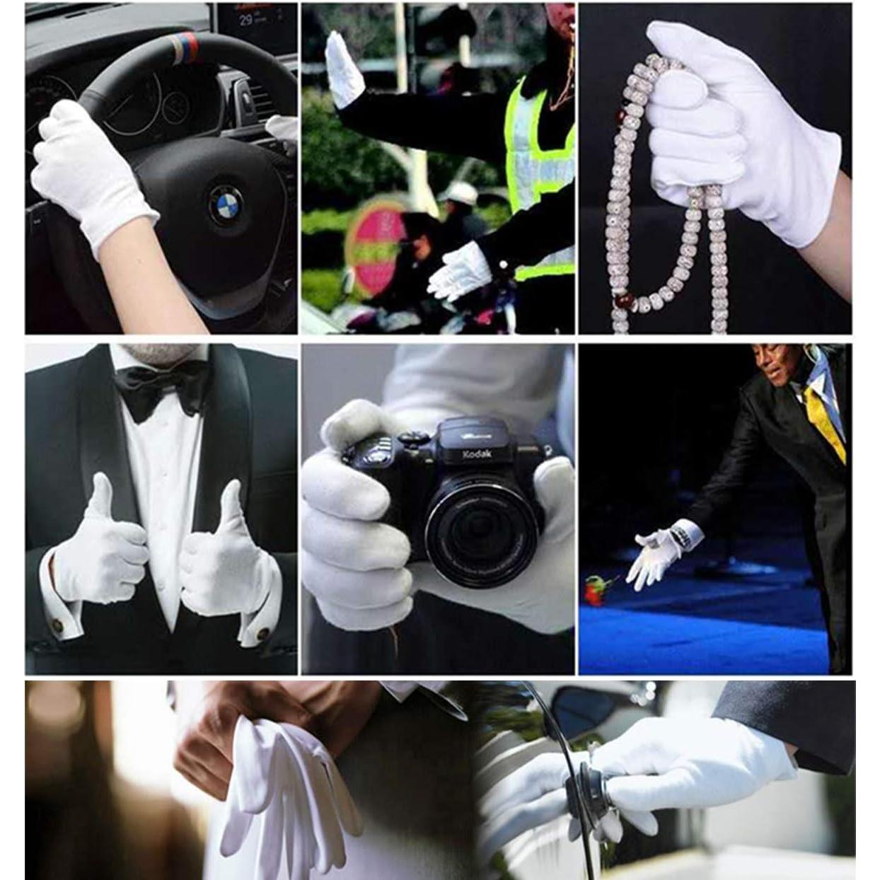 12 Pares de Guantes de Algodón COOHORN para Eczema y SPA