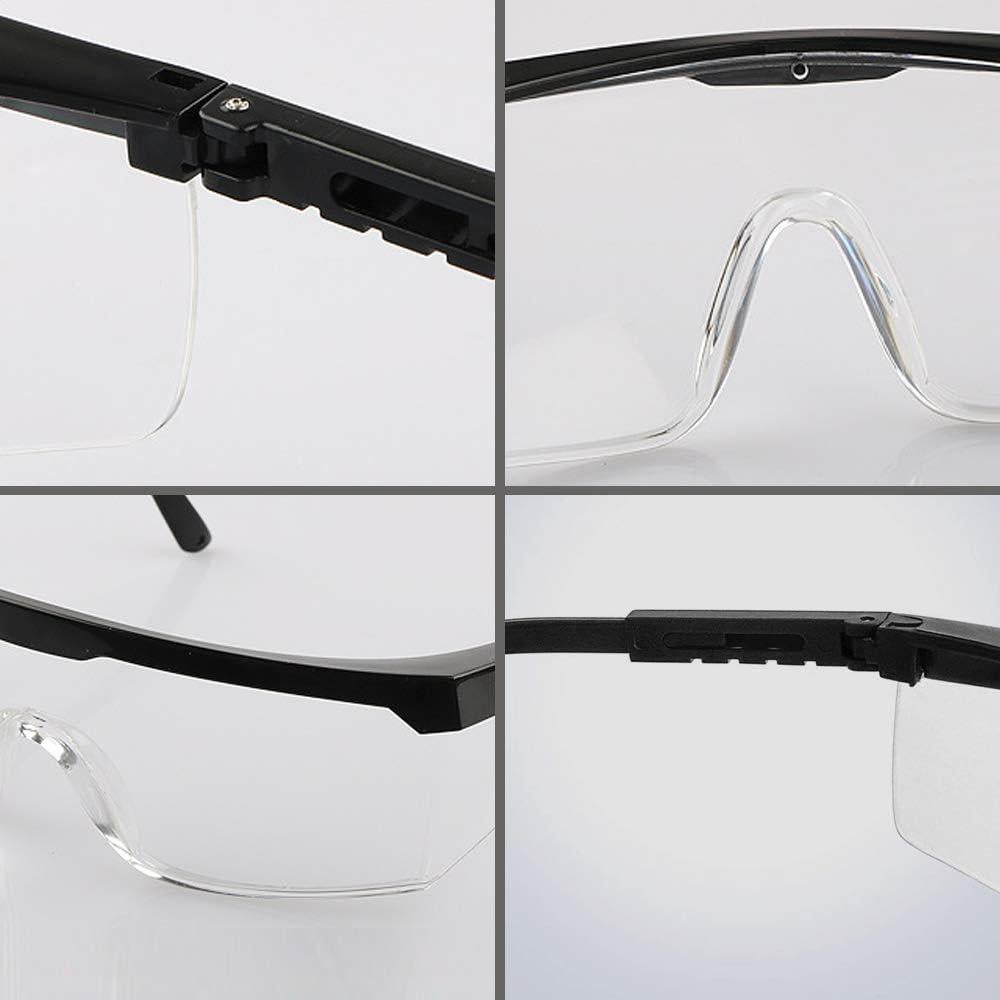 Gafas de Seguridad 5PCS Ajustables UV Anti-Niebla Unisex