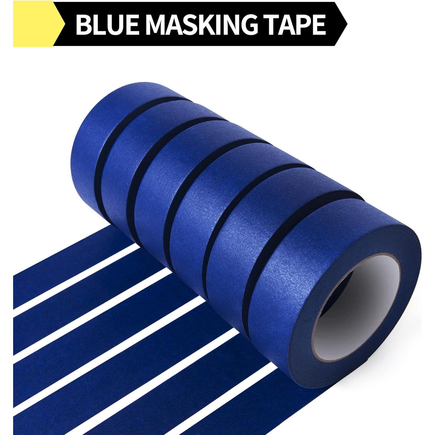 Cinta de Pintor Azul ZHOU ZHI 36mm x 55m 6 Rollos