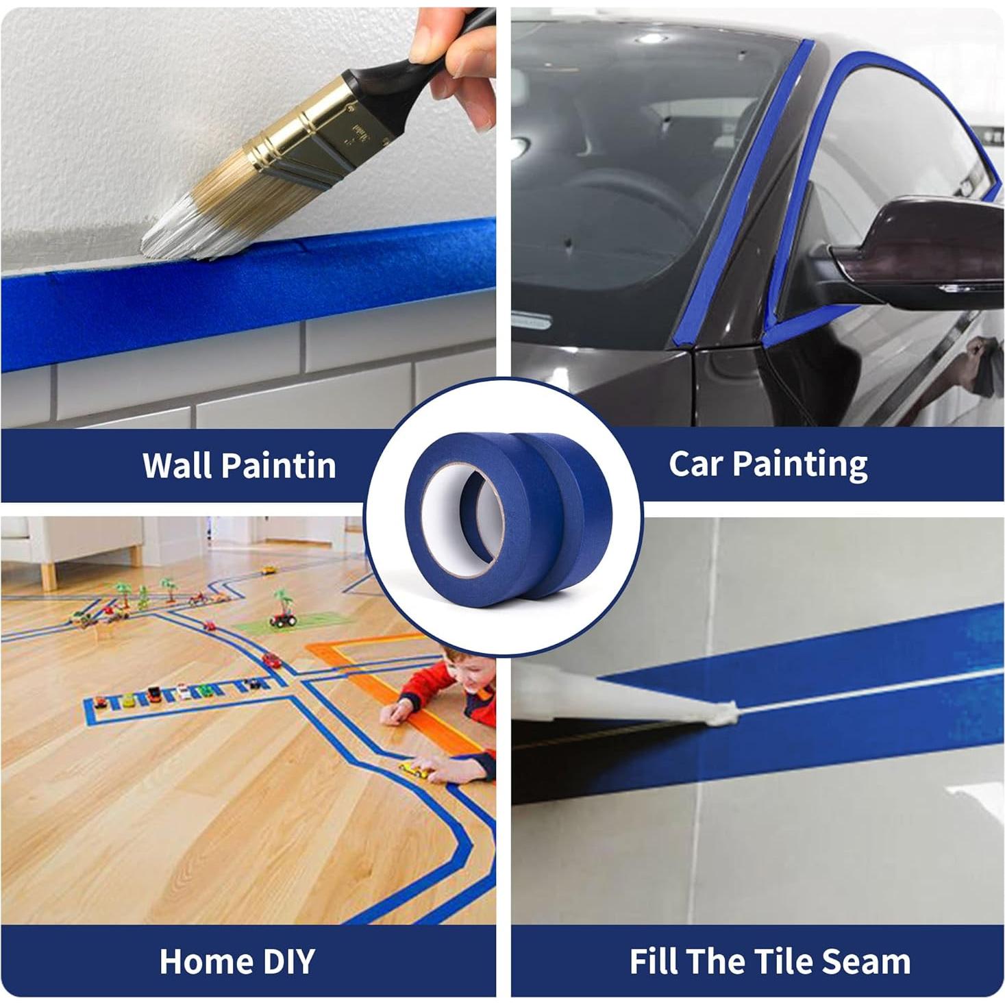 Cinta de Pintor Azul ZHOU ZHI 36mm x 55m 6 Rollos