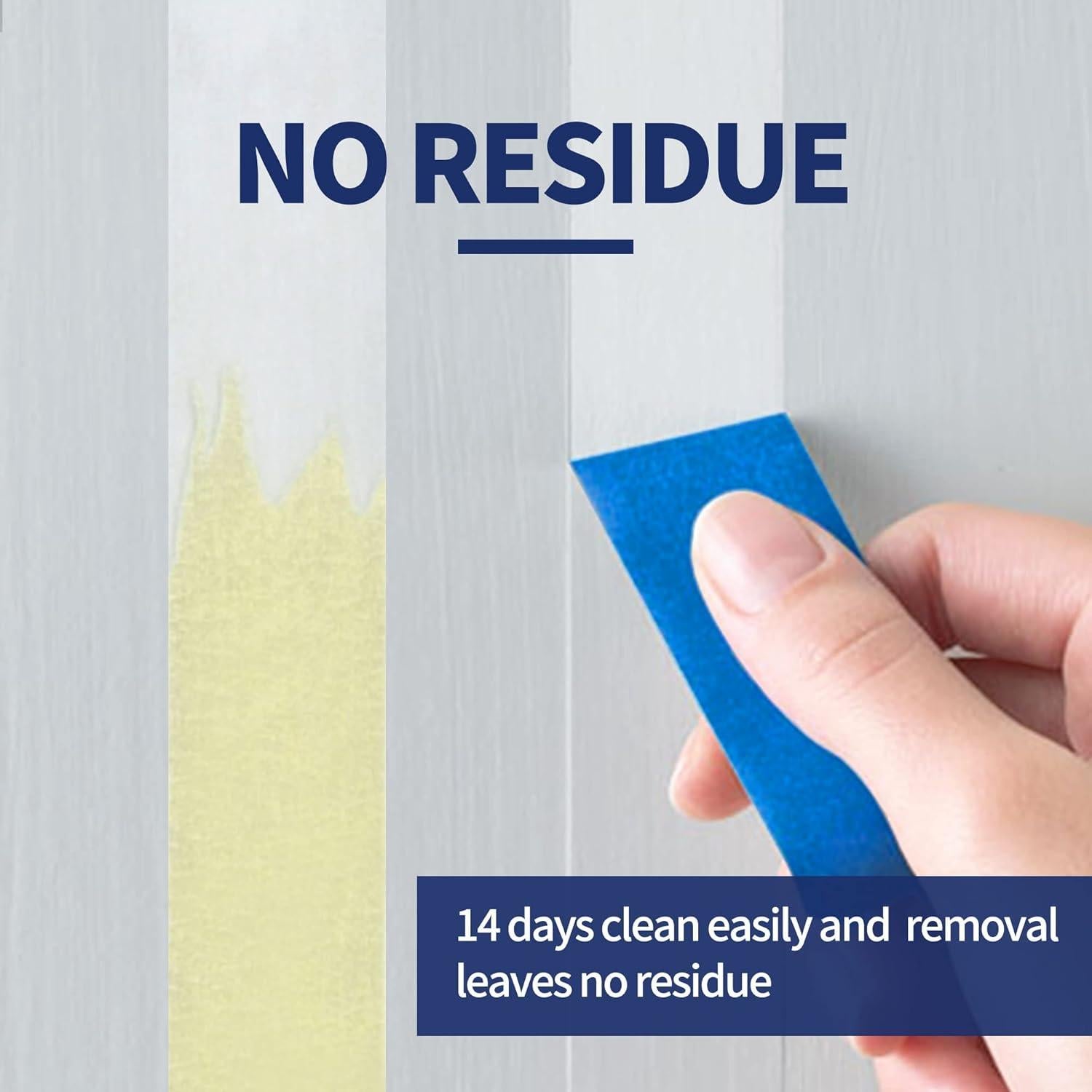 Cinta de Pintor Azul ZHOU ZHI 36mm x 55m 6 Rollos