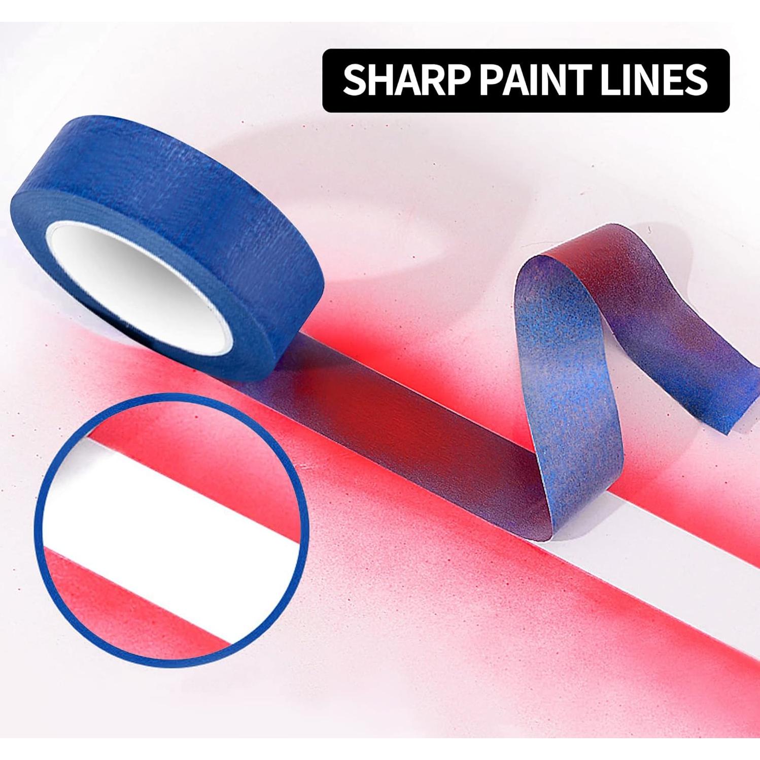 Cinta de Pintor Azul ZHOU ZHI 36mm x 55m 6 Rollos