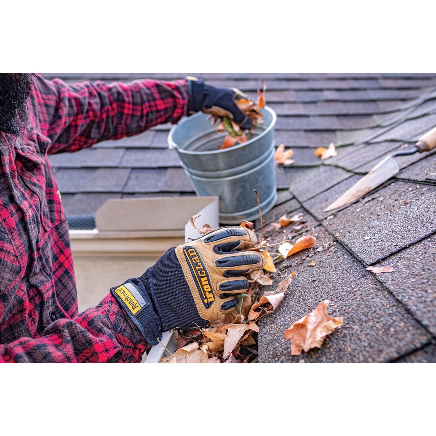 Guantes de Trabajo Ironclad RWG204L Cuero Bullwhip Grande