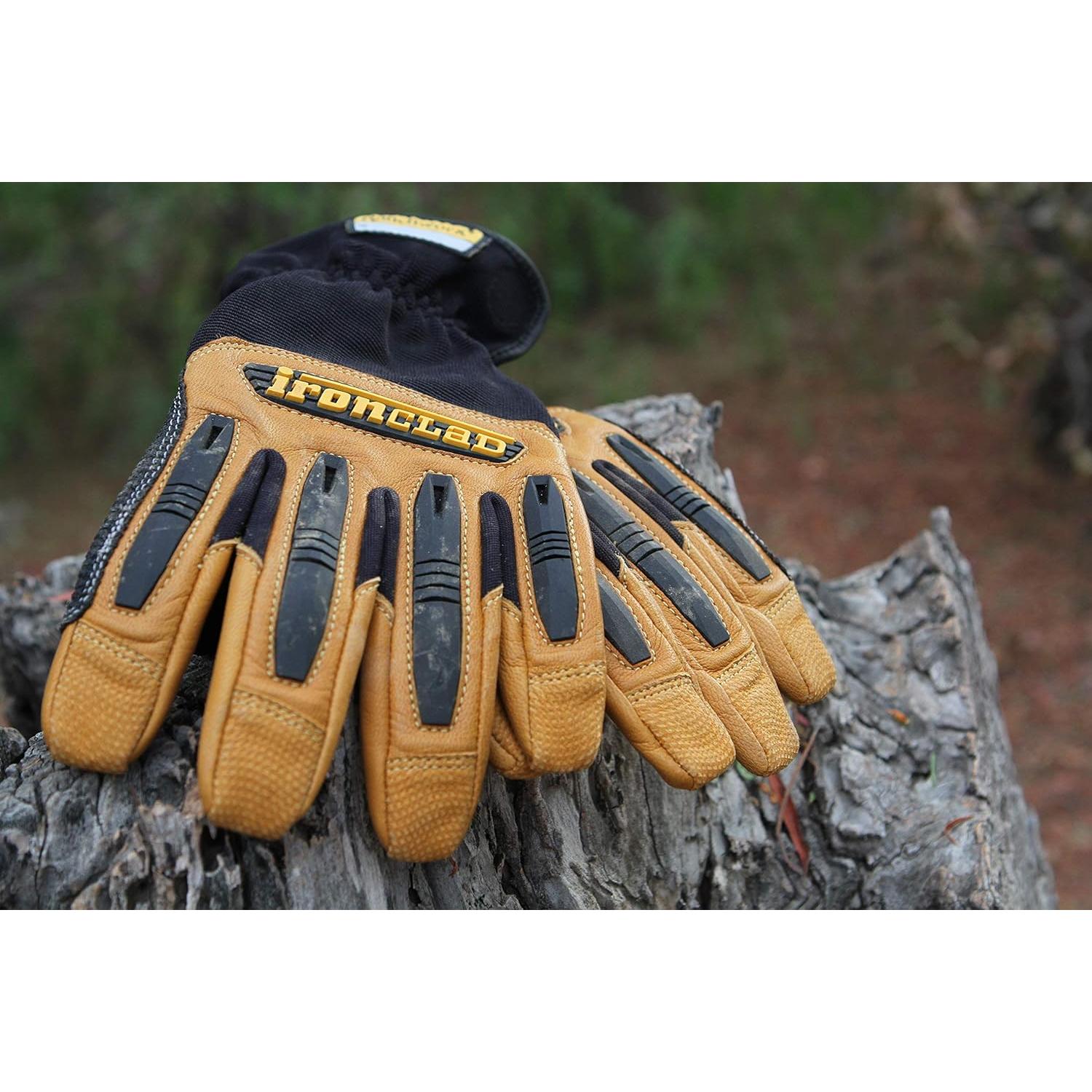 Guantes de Trabajo Ironclad RWG204L Cuero Bullwhip Grande