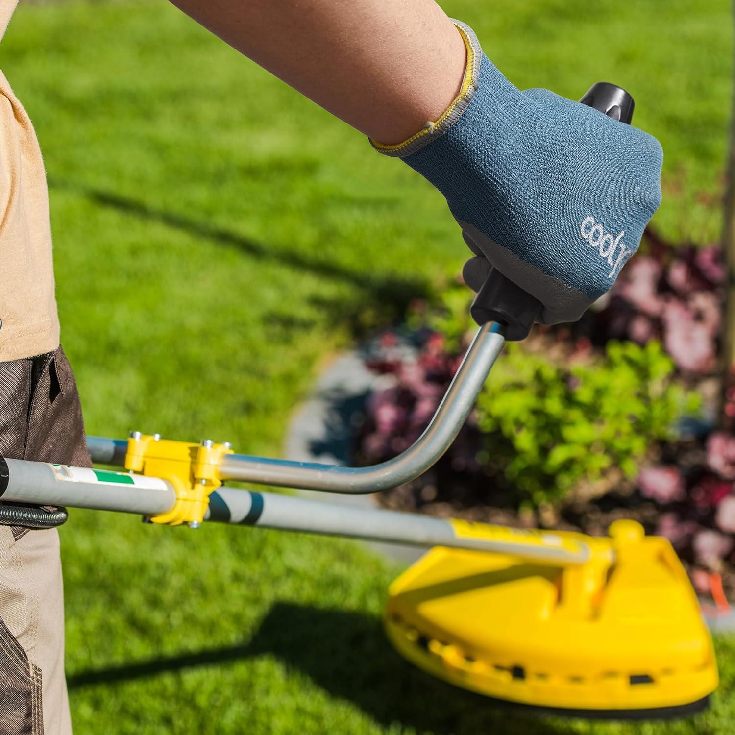Guantes de Jardinería COOLJOB Táctiles Nitrilo 6 Pares Grande