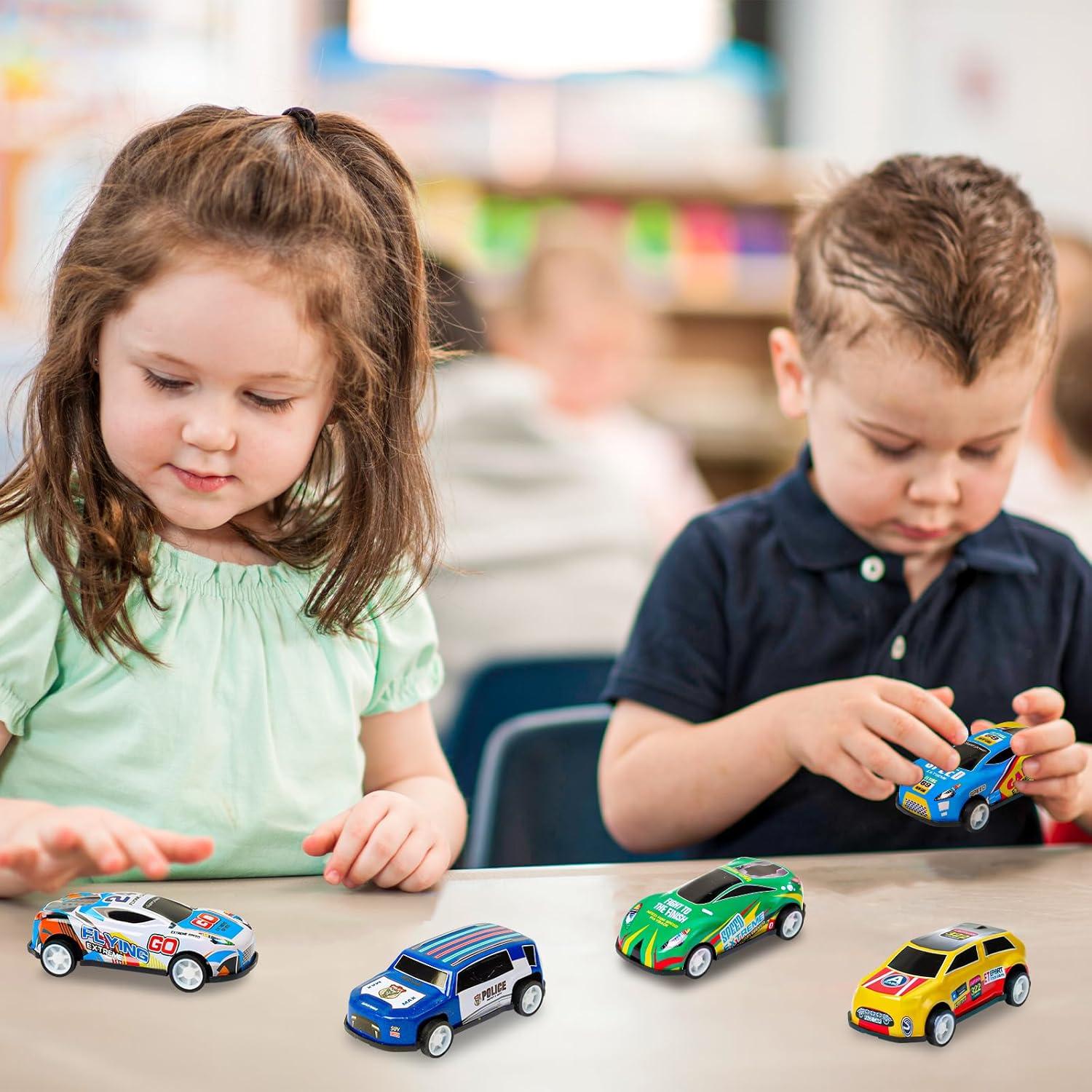 Coches Mini de Retroceso AZEN - 120 Pcs para Niños 3+