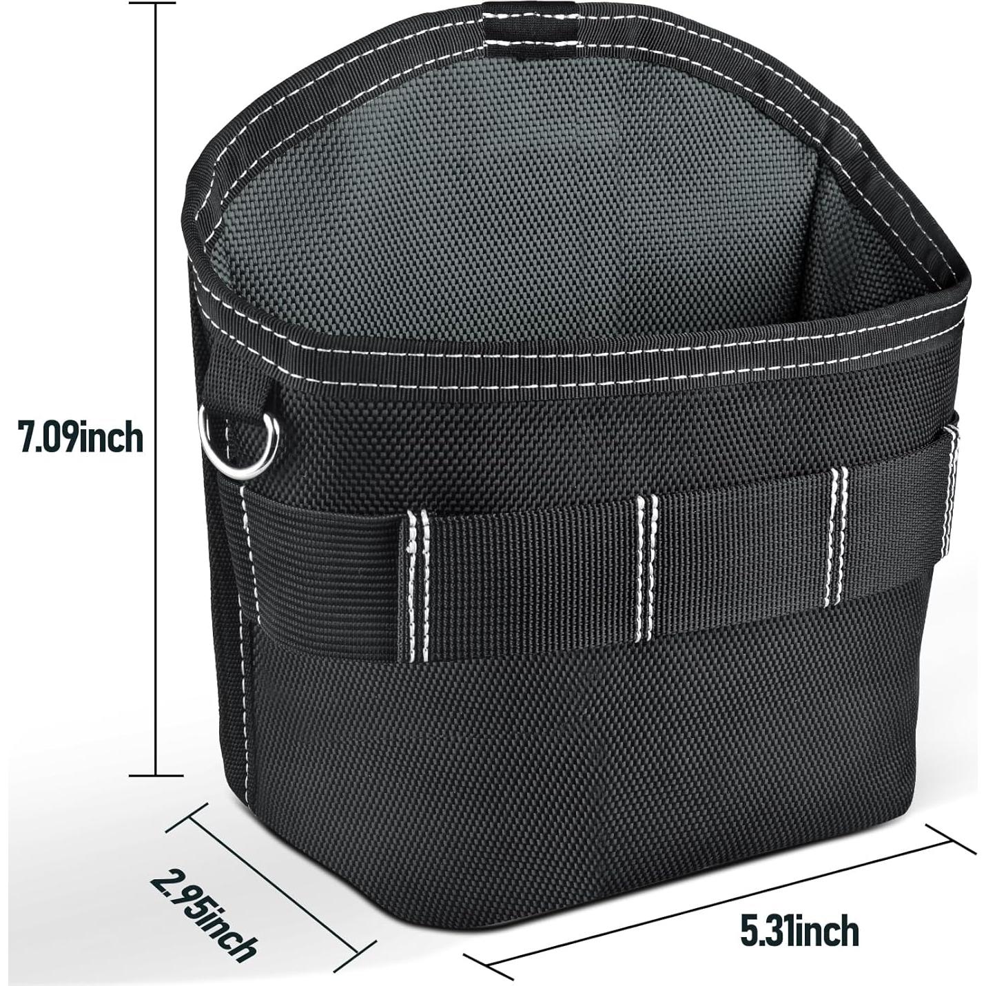 Bolsa de herramientas SOGCASE XL Negra con clip para cinturón