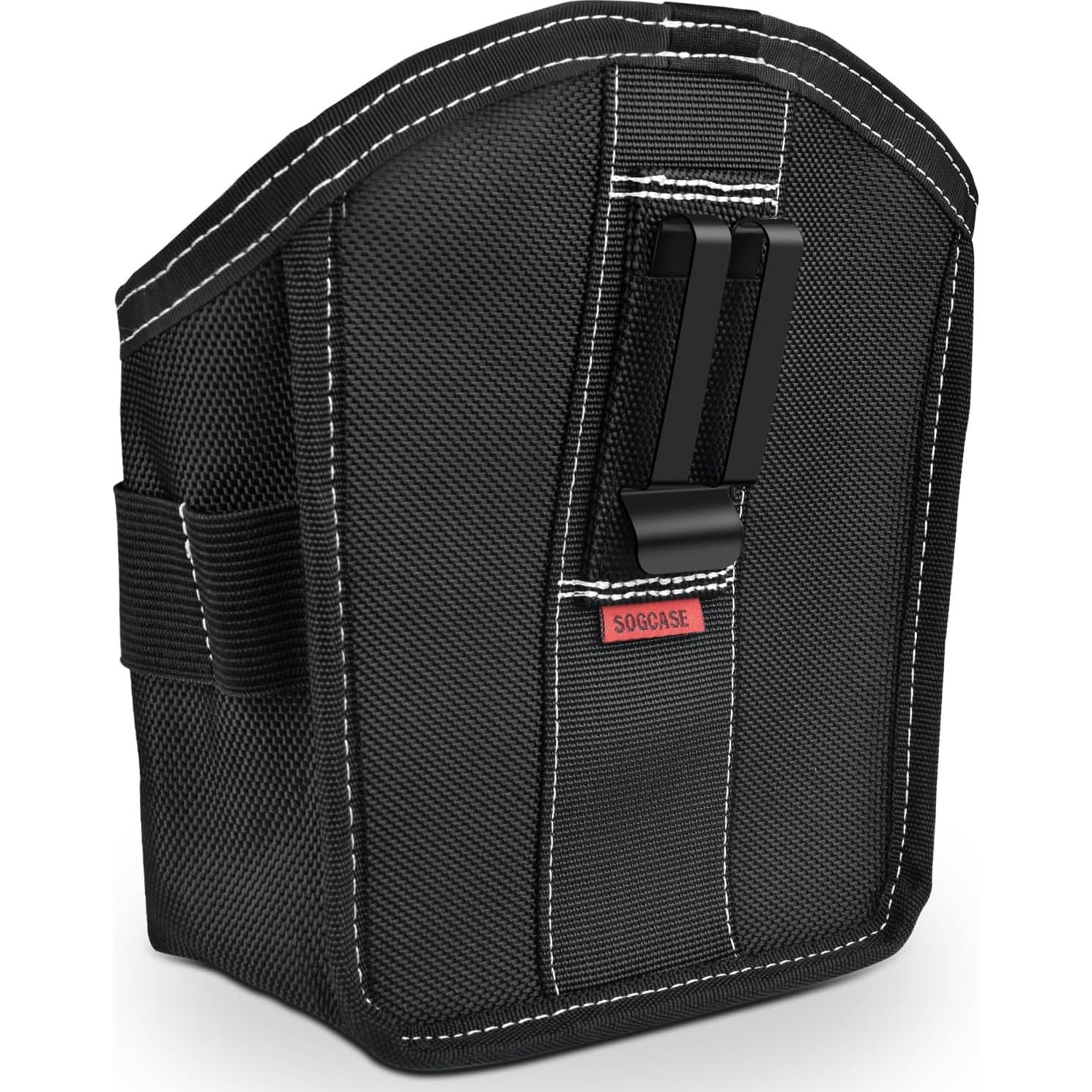 Bolsa de herramientas SOGCASE XL Negra con clip para cinturón