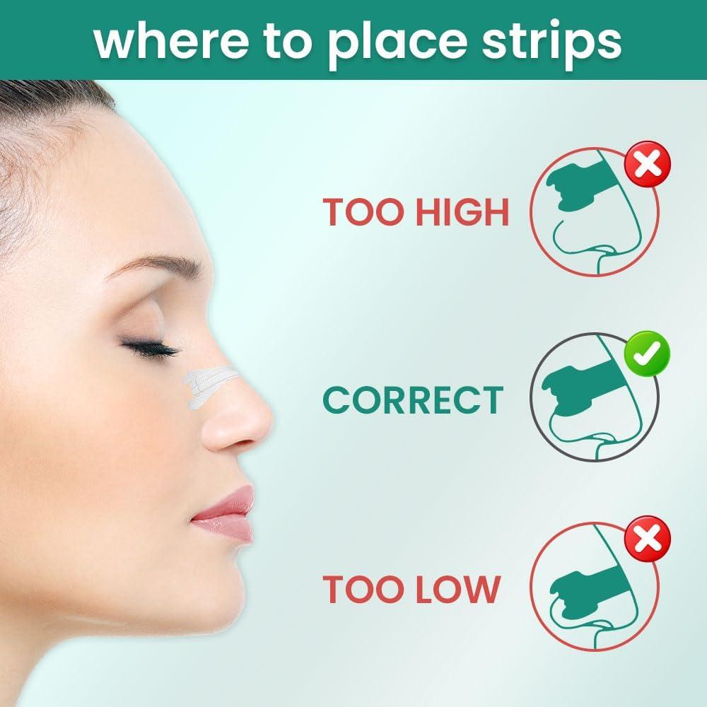 Tiras Nasales Transparentes Massner - Paquete de 100 Unidades