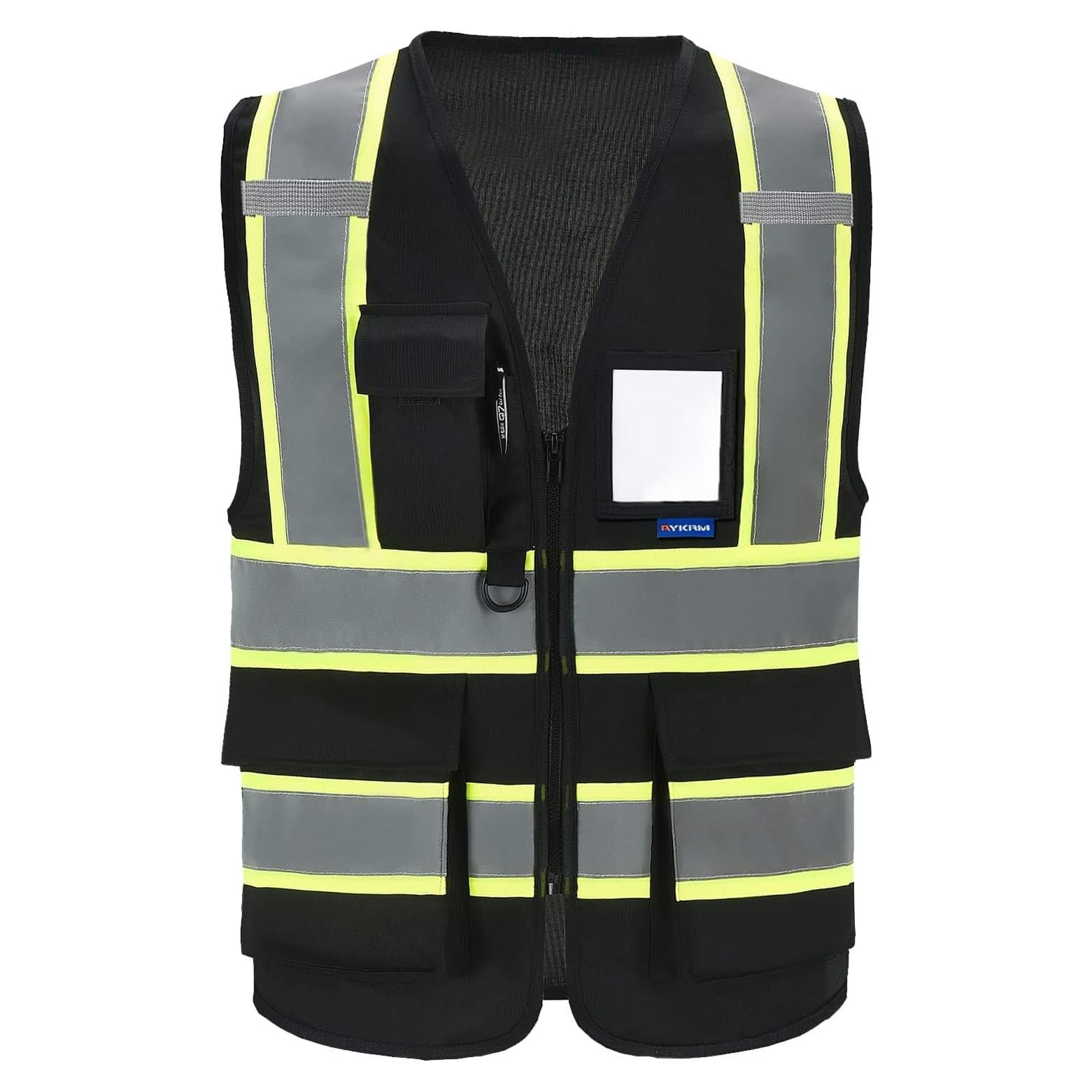 Chaleco de Seguridad AYKRM Unisex Reflectante 11 Colores