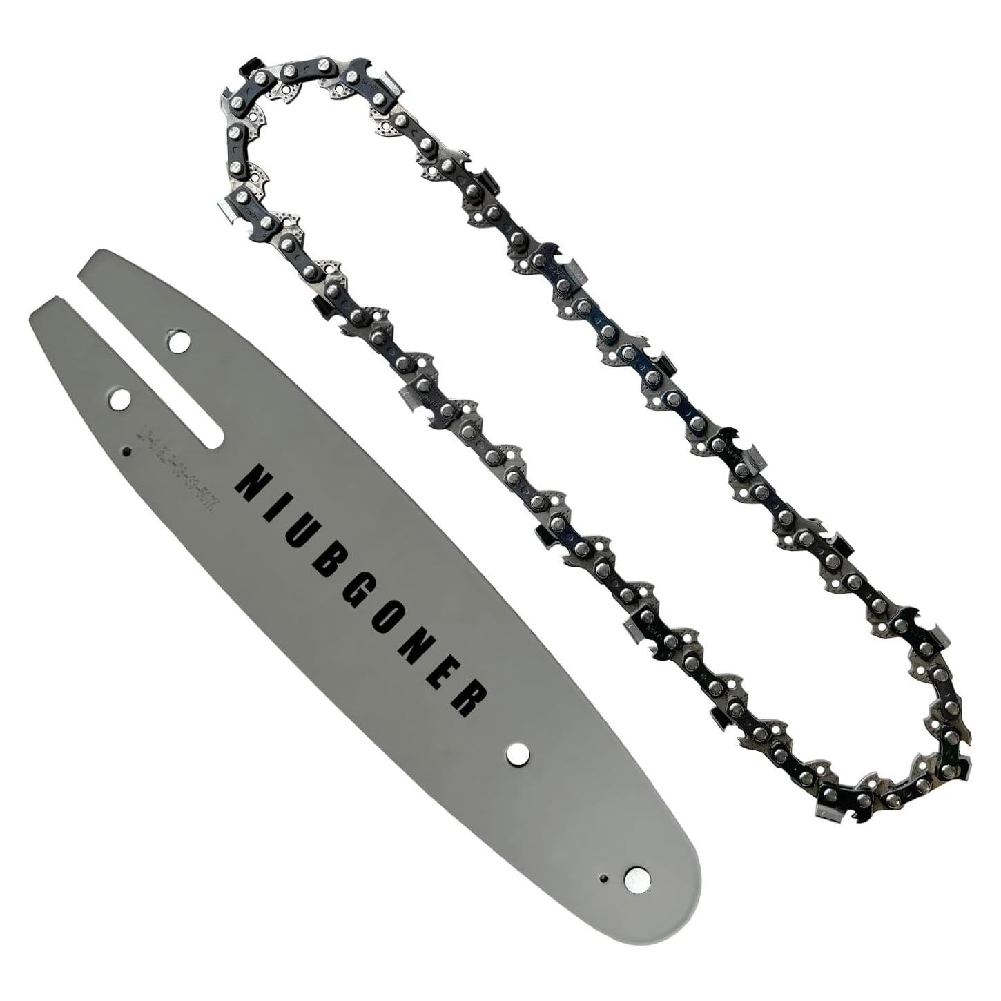 8 inch saw guide bar and chain Combo,pole saw tool models replacement for RYOBI P4360,P4361, P5453,RY43161,for Green Works 20192 20302, 20352,for REMINGTON,for DEWALT,for Craftsman,2pk