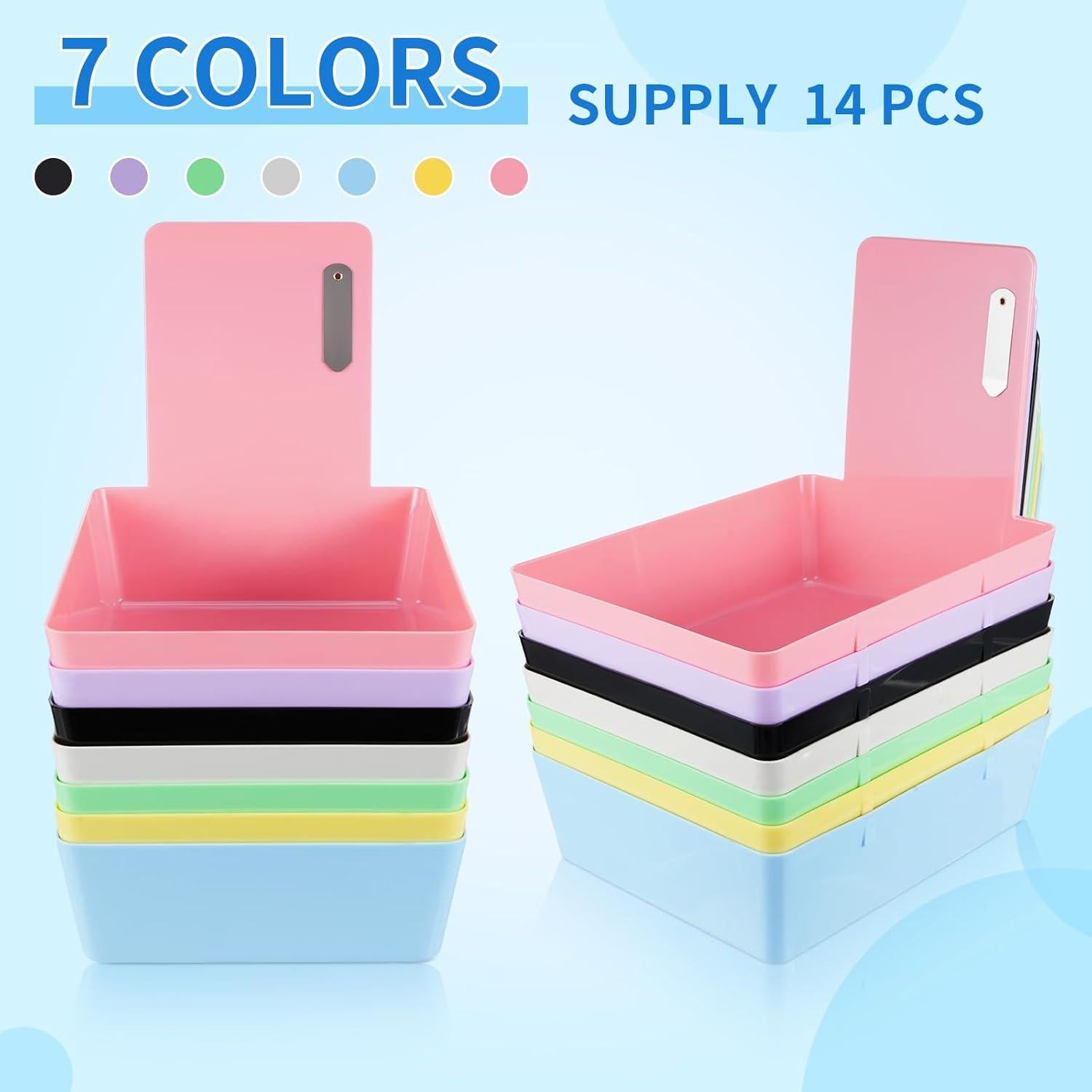 Bandejas de Trabajo Dental Tioncy 14 Piezas Multicolor