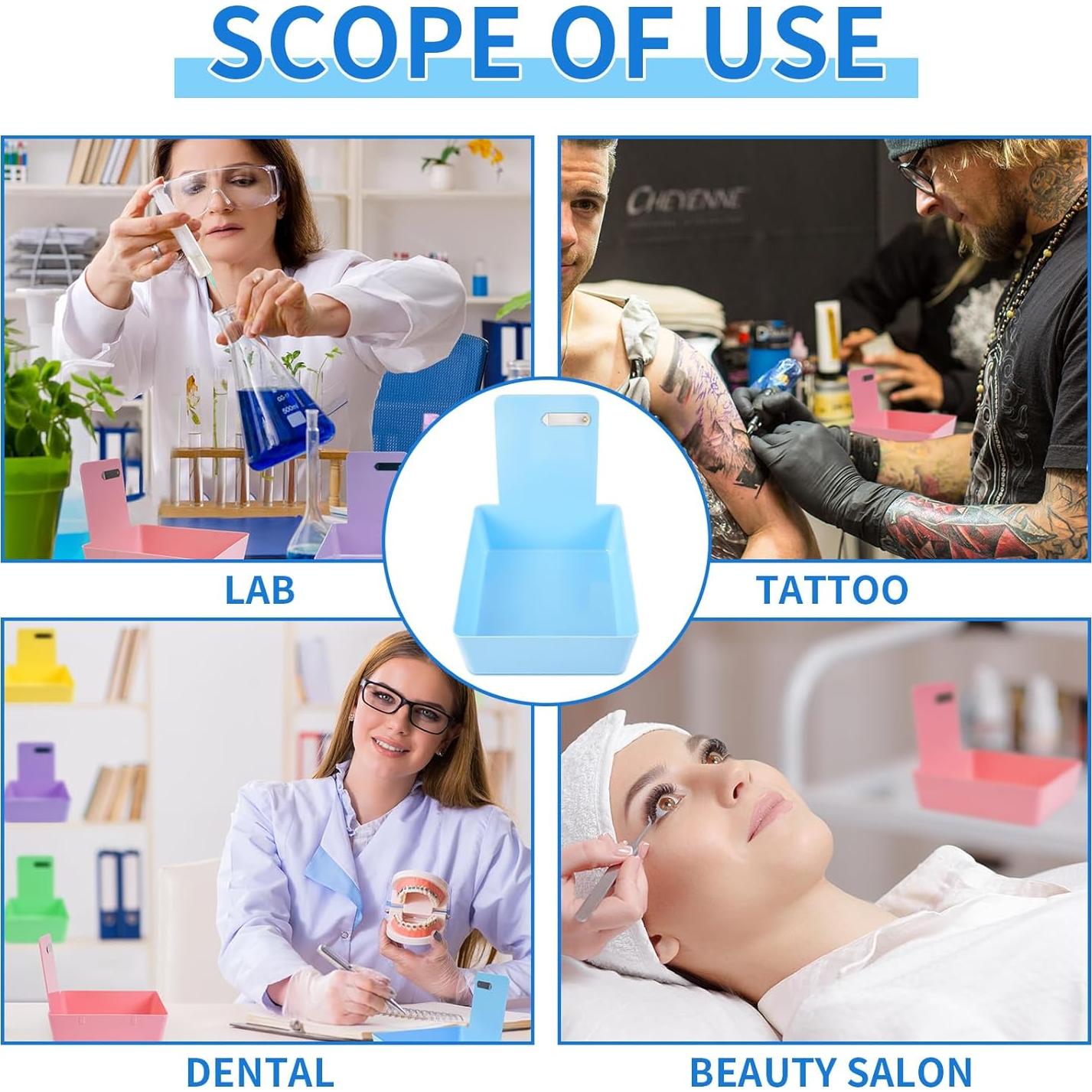 Bandejas de Trabajo Dental Tioncy 14 Piezas Multicolor