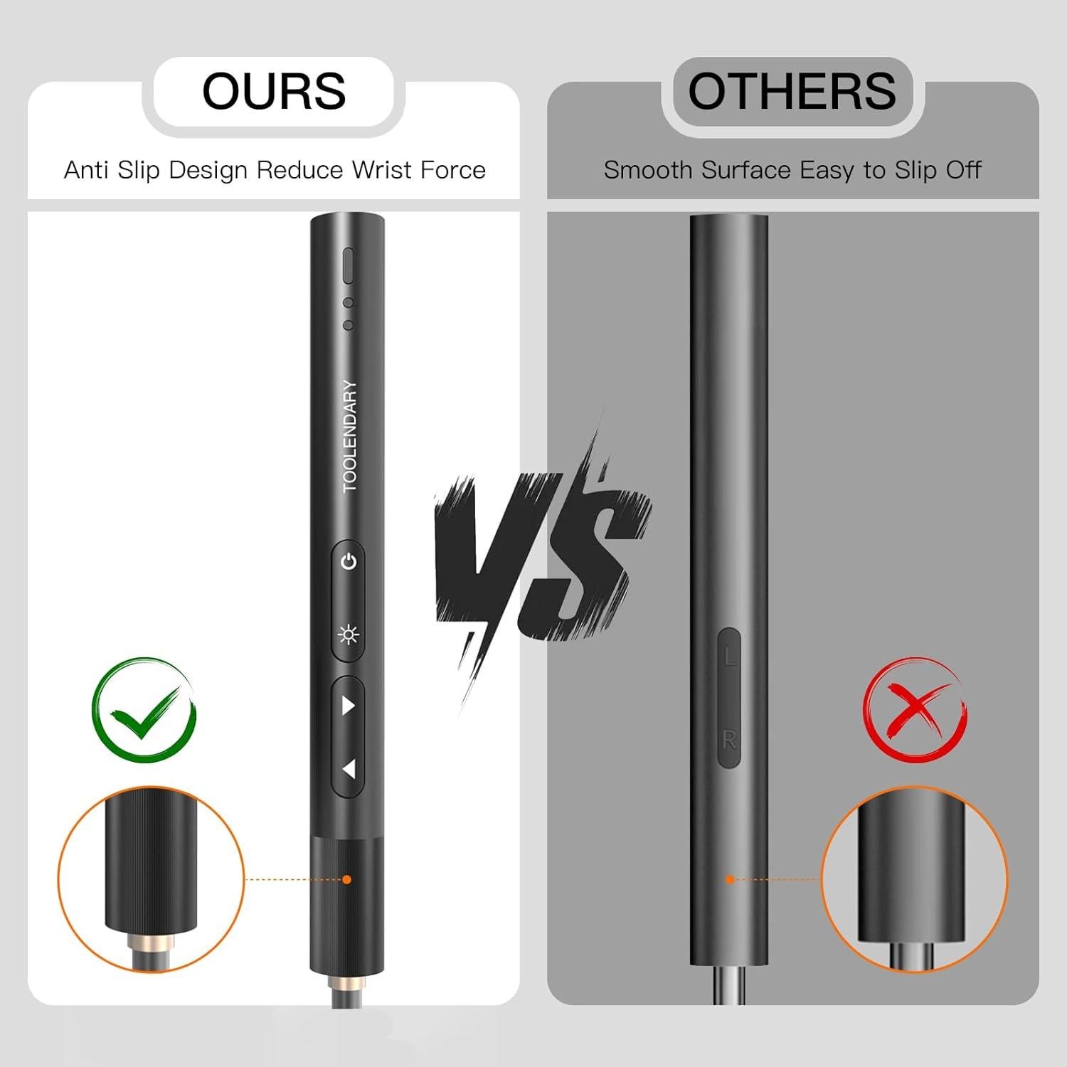 Electric Screwdriver Kits 66 in 1, Mini Screwdriver Sets, Precision Screwdriver Rechargeable with 56 Bits, Earphones Cleaner, Screwdriver Repair Tools for Camera, Laptop(Black)