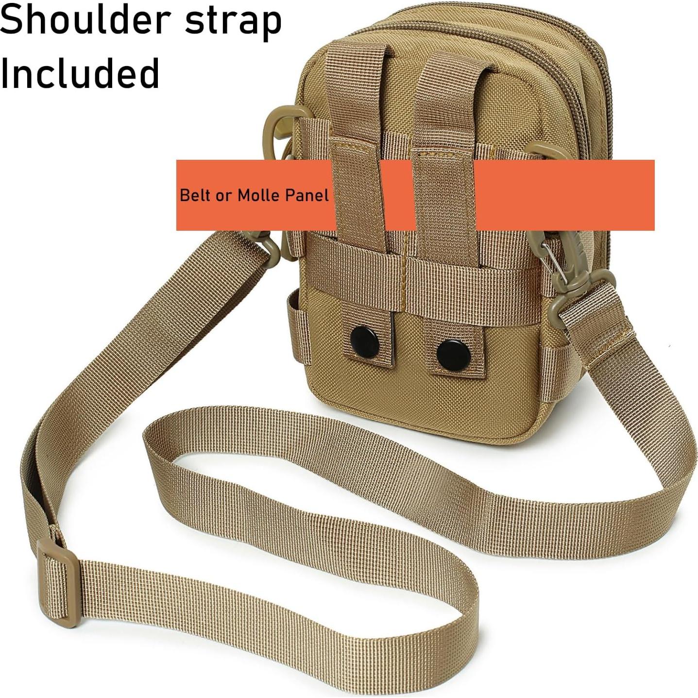 Bolsa táctica Molle Lemubeane con correa para hombro