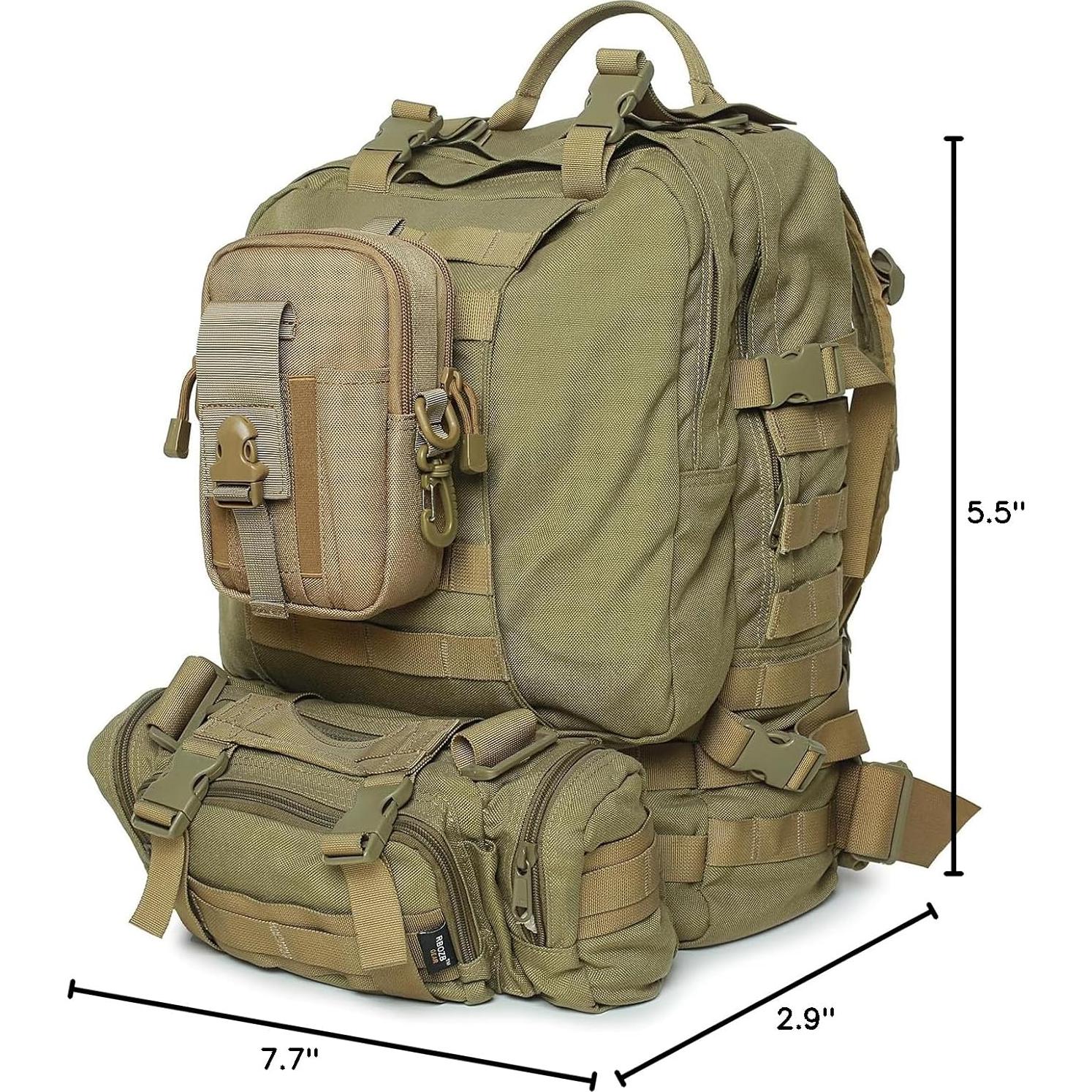 Bolsa táctica Molle Lemubeane con correa para hombro