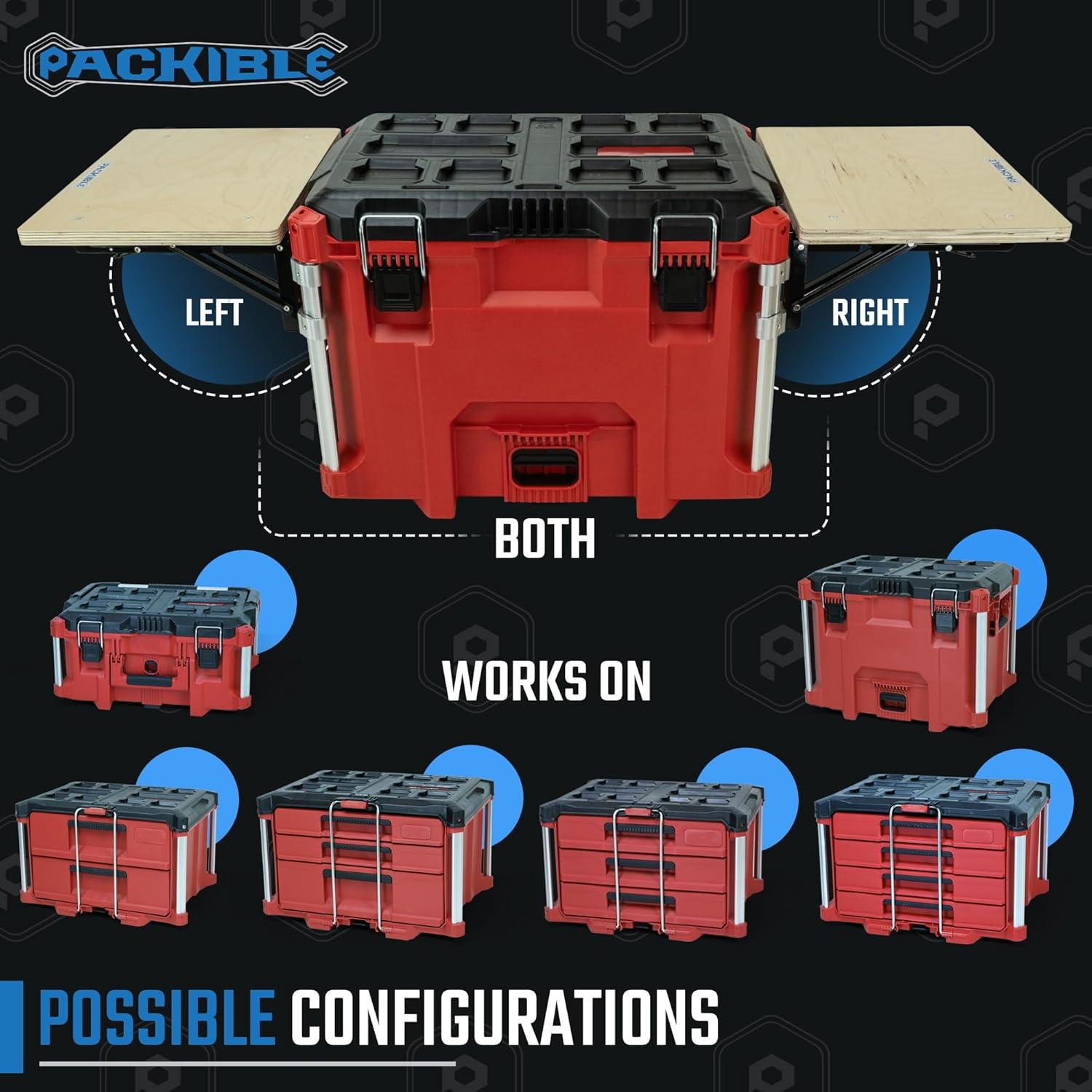 Mesa Plegable Milwaukee Packout PACKIBLE - Madera de Abeto UV