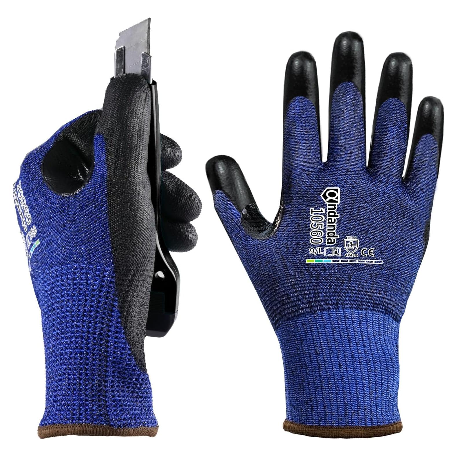 Guantes Resistentes a Cortes ANDANDA Nivel C, Talla XL
