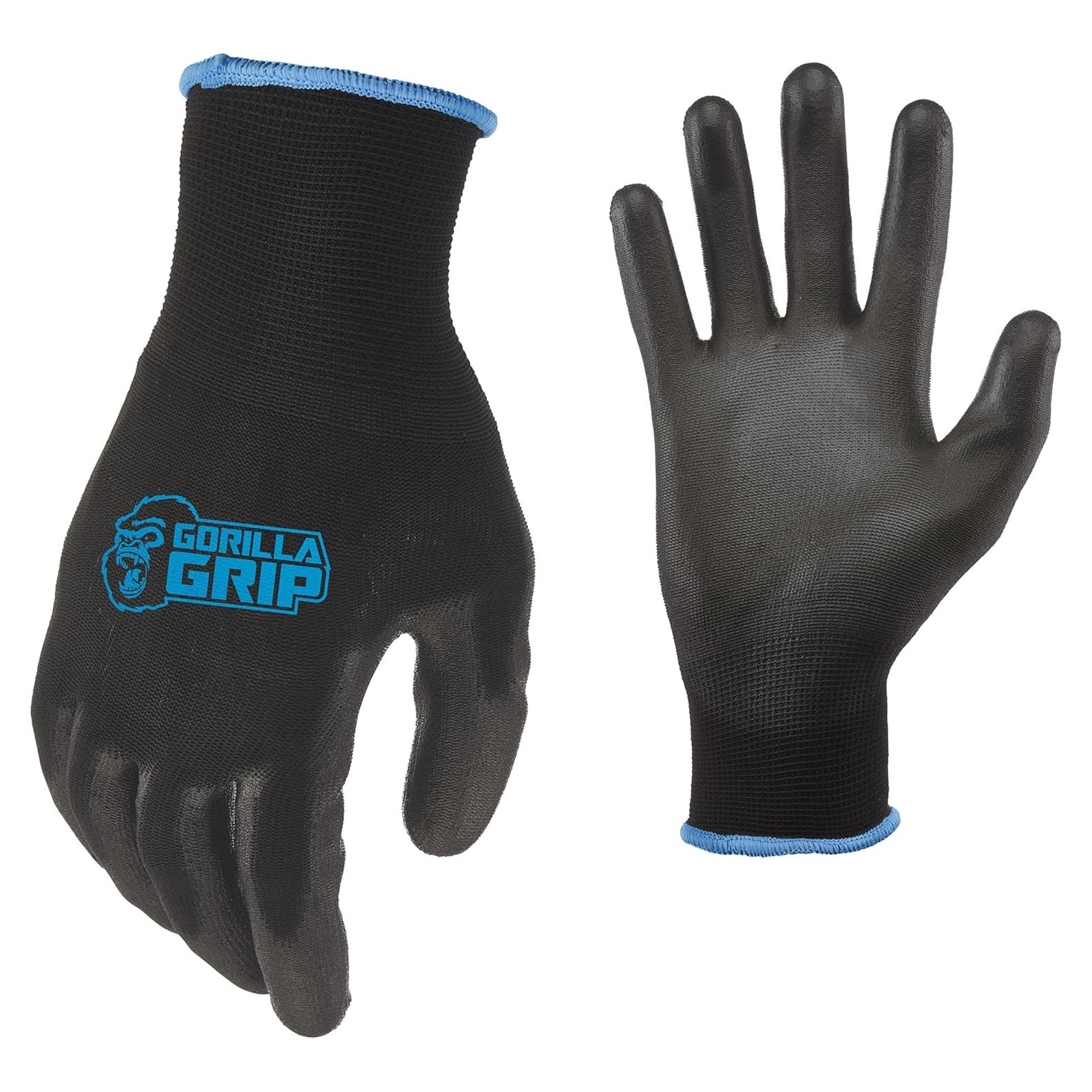 Guantes de trabajo Gorilla Grip 25 pares grandes antideslizantes
