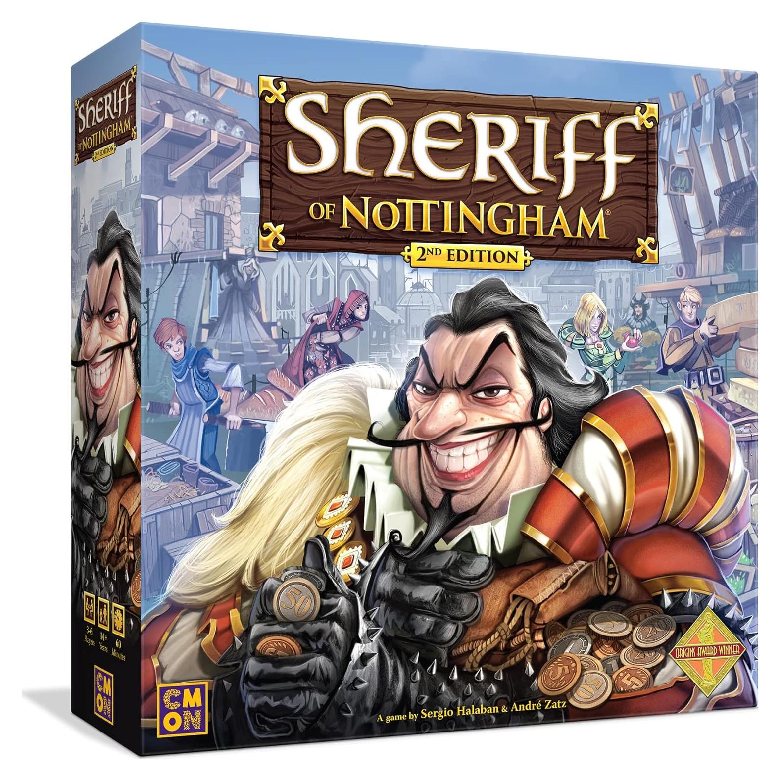 Sheriff de Nottingham 2da Edición Juego de Mesa CMON 3-6 Jugadores