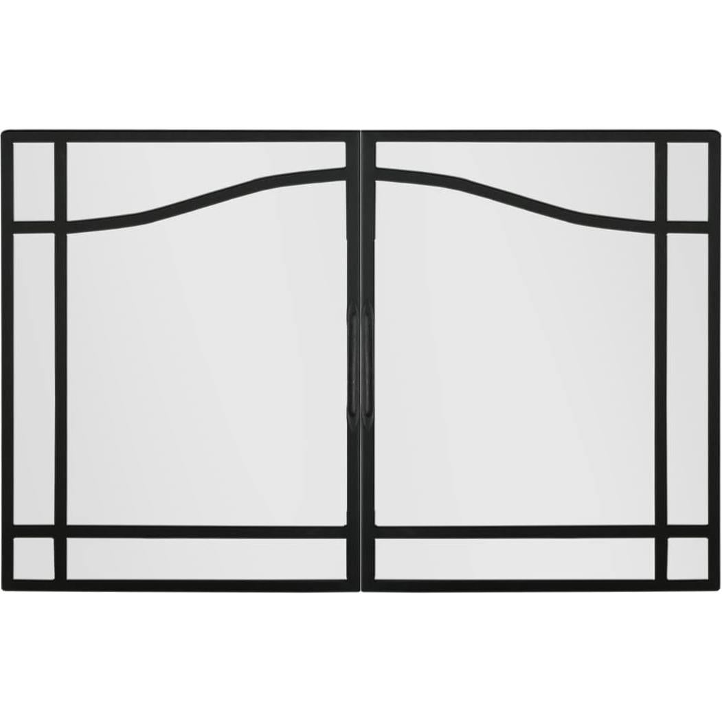 Puerta de Cristal Abatible Dimplex 33" Negra para Chimenea