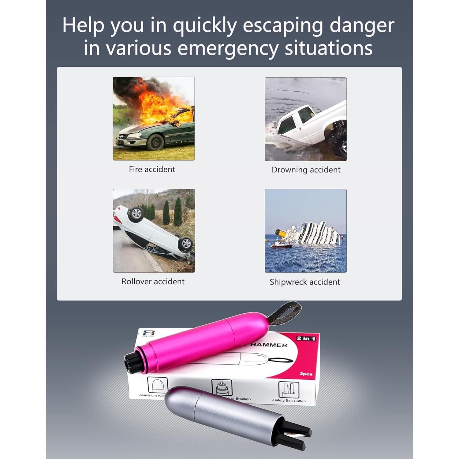 Martillo de Seguridad ZEN HON ZEN8 Cortador y Rompedor