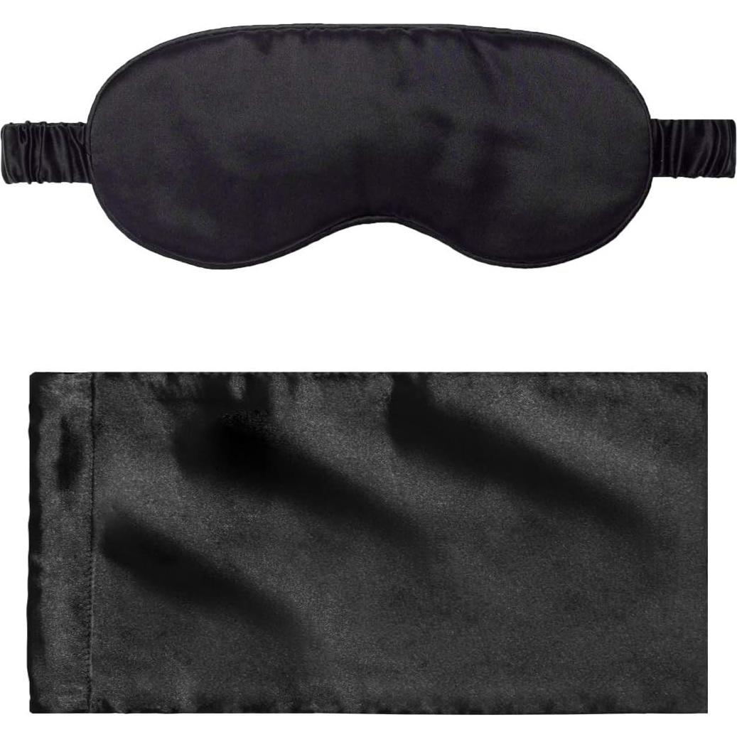 Máscara de Sueño de Seda YANSER 100% Morera Antifaz Ajustable