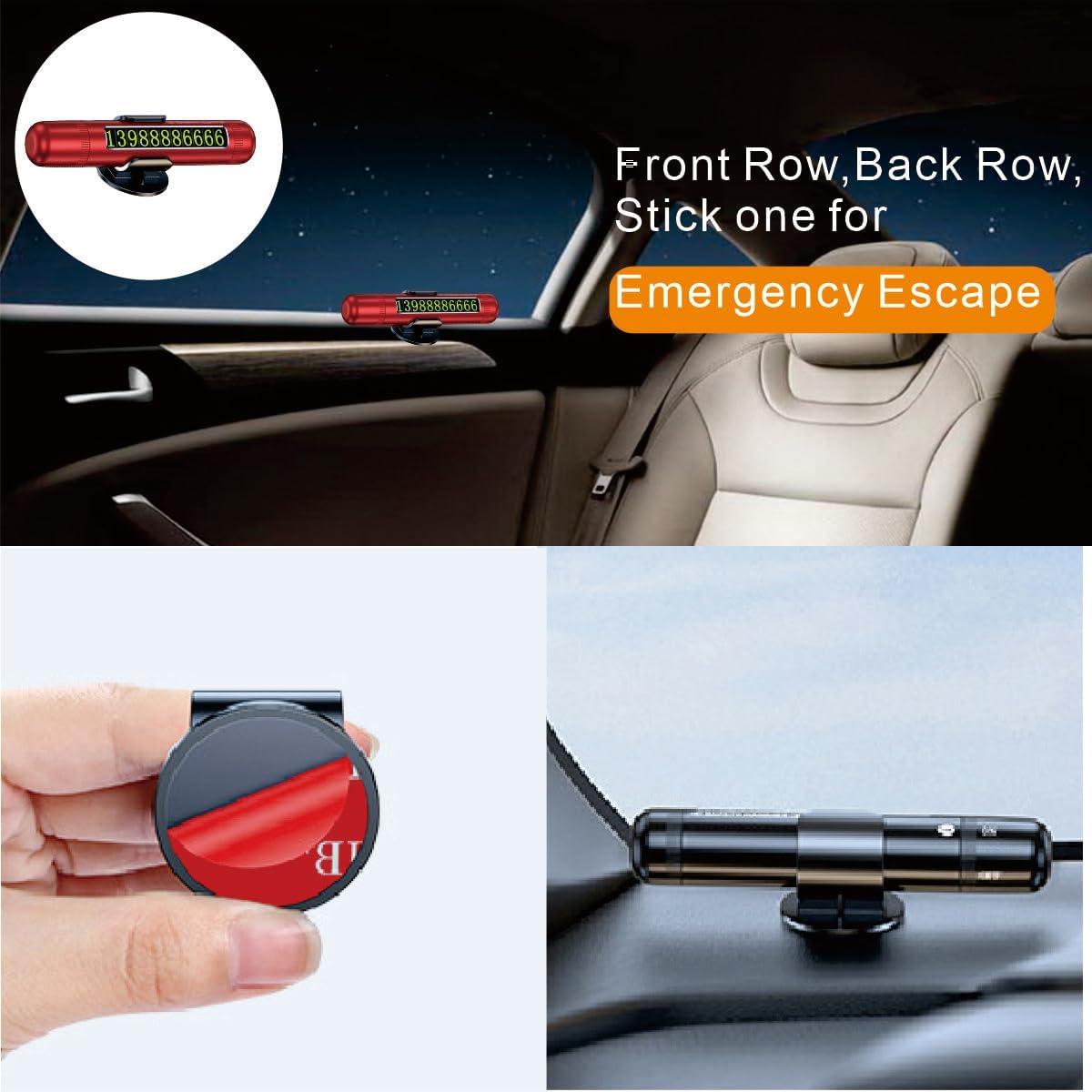 Martillo de Seguridad LuFOX 3 en 1 con Cortador de Cinturón