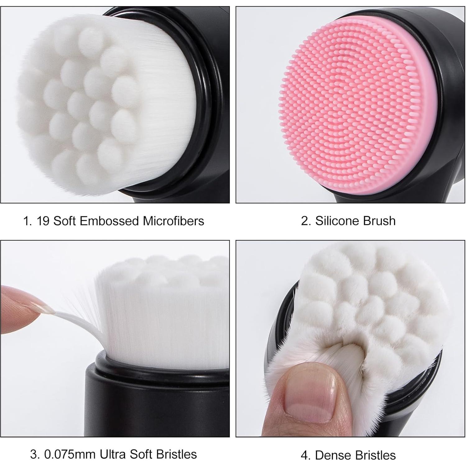 Cepillo Facial de Limpieza 2 en 1 Beomeen con Diadema y Muñequera