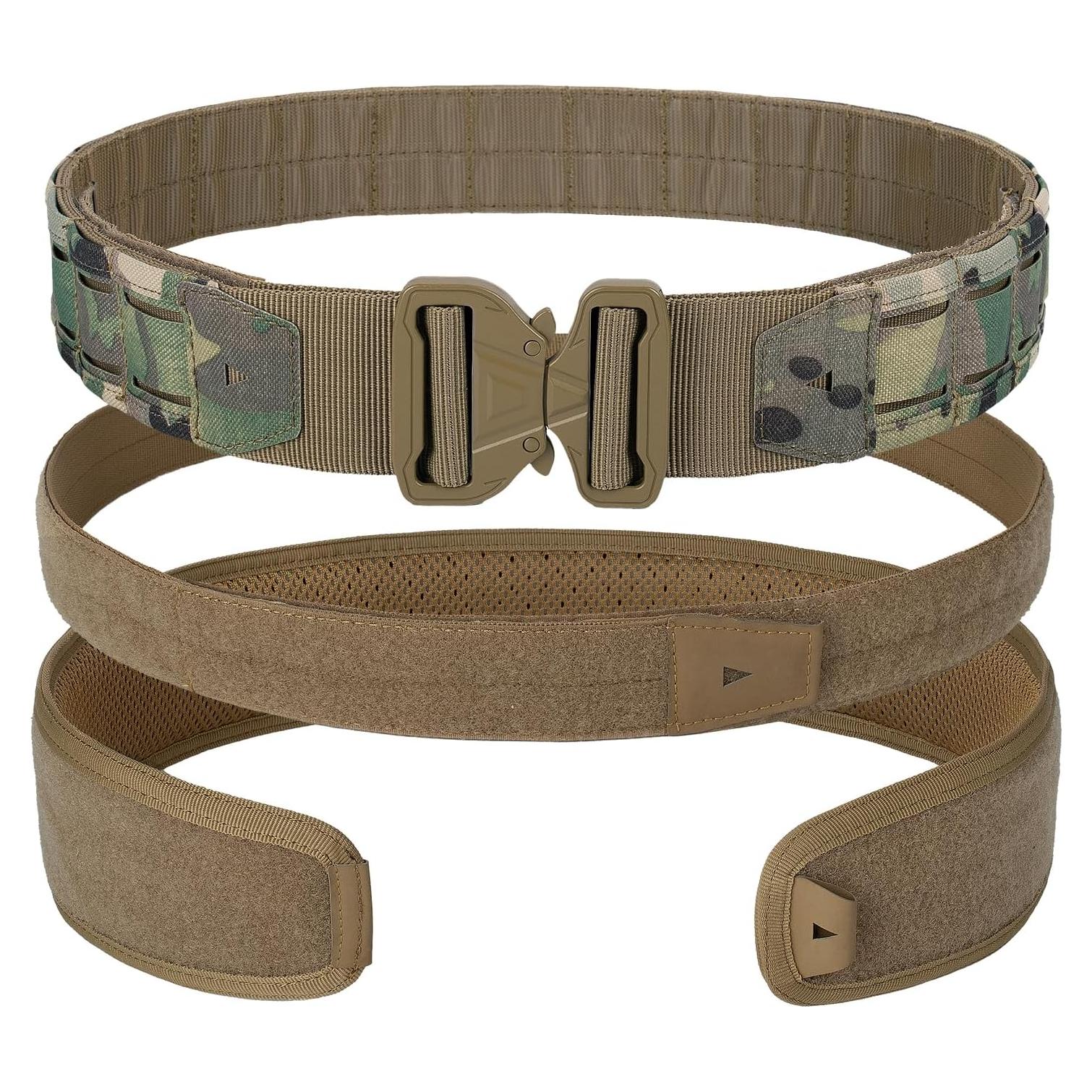 Cinturón Táctico YAKEDA - Nylon Acolchado Ajustable 73-114 cm