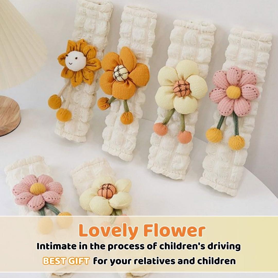 Cojines para Cinturón de Seguridad Zigihos NY-01 Naranja 4 Pcs