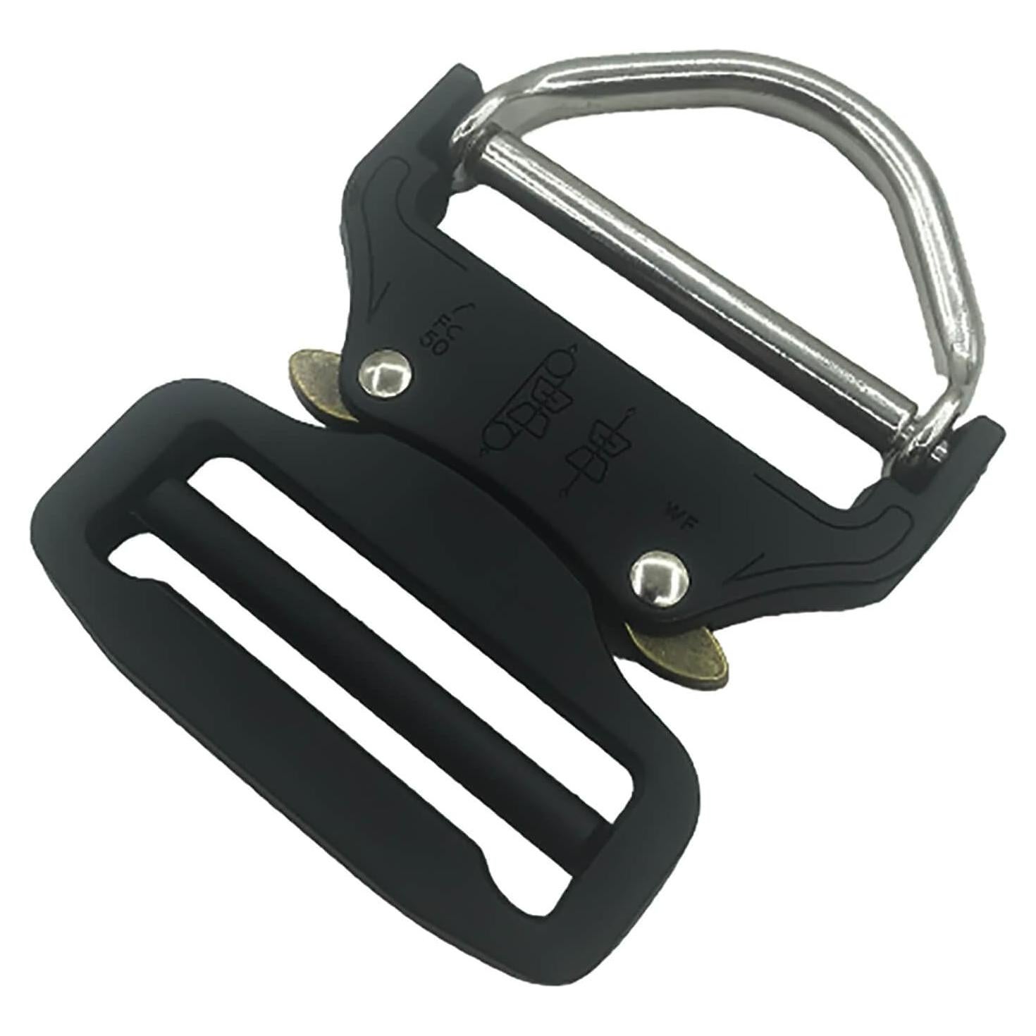 Hebilla D-Ring Táctica Metal 7.9cm 1.25" Ancho