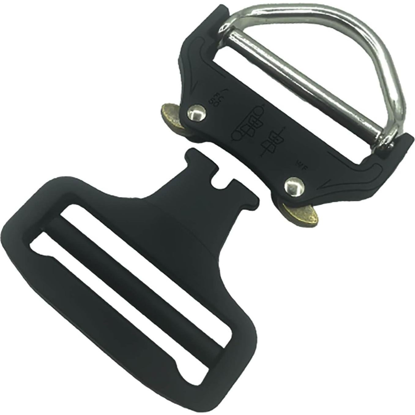 Hebilla D-Ring Táctica Metal 7.9cm 1.25" Ancho