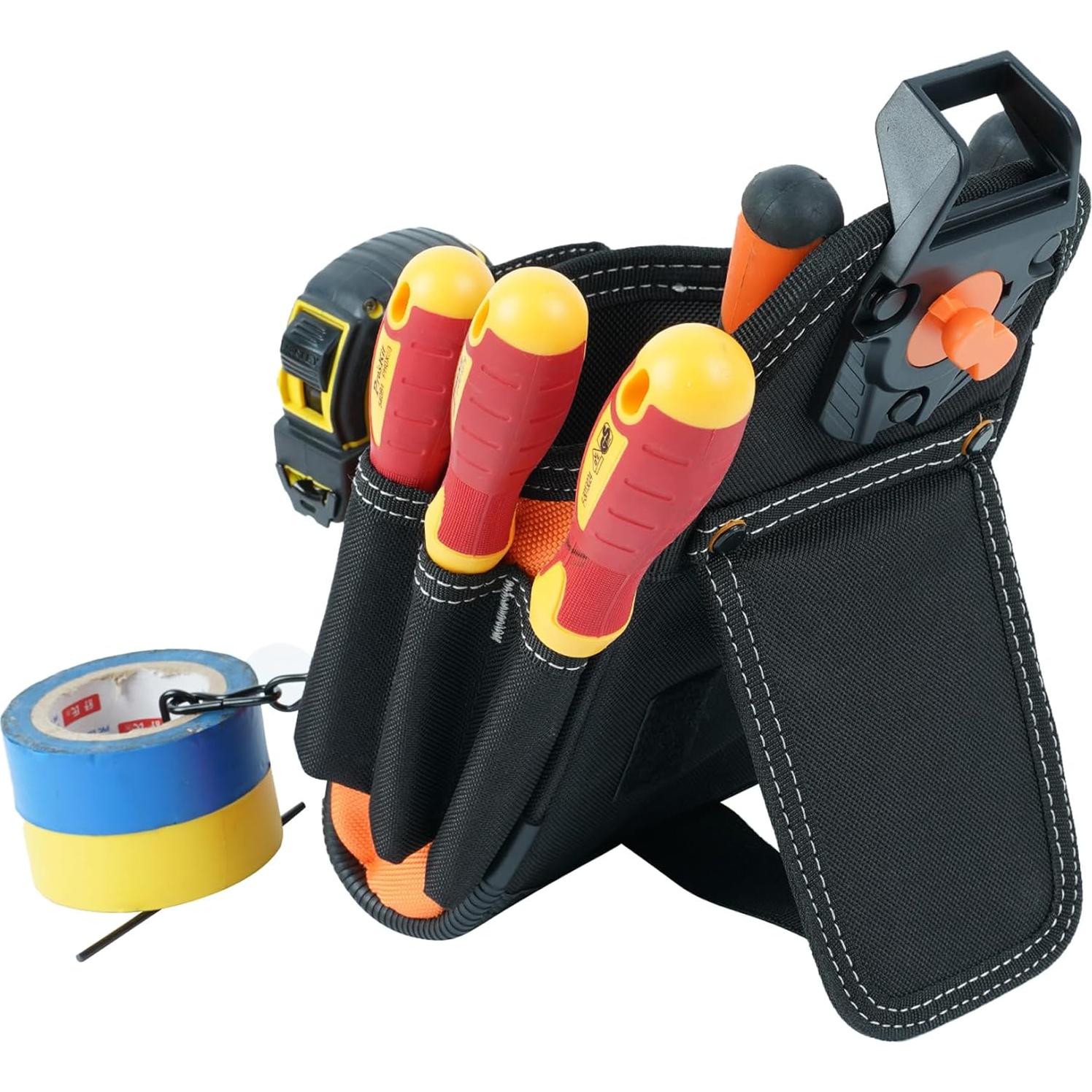 Estuche para Herramientas MELOTOUGH 9 Bolsillos Naranja