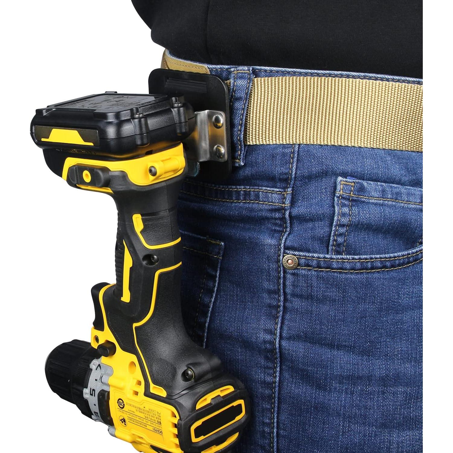 TOPOWN Soporte para Taladro 2P Clip Cinturón Herramientas