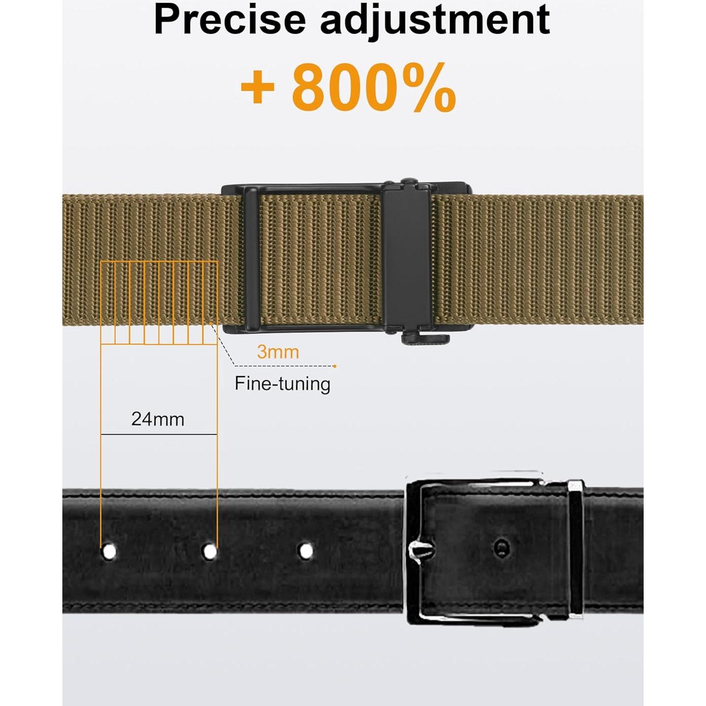 Cinturón de Golf JUKMO Táctico Nylon Hebilla Automática