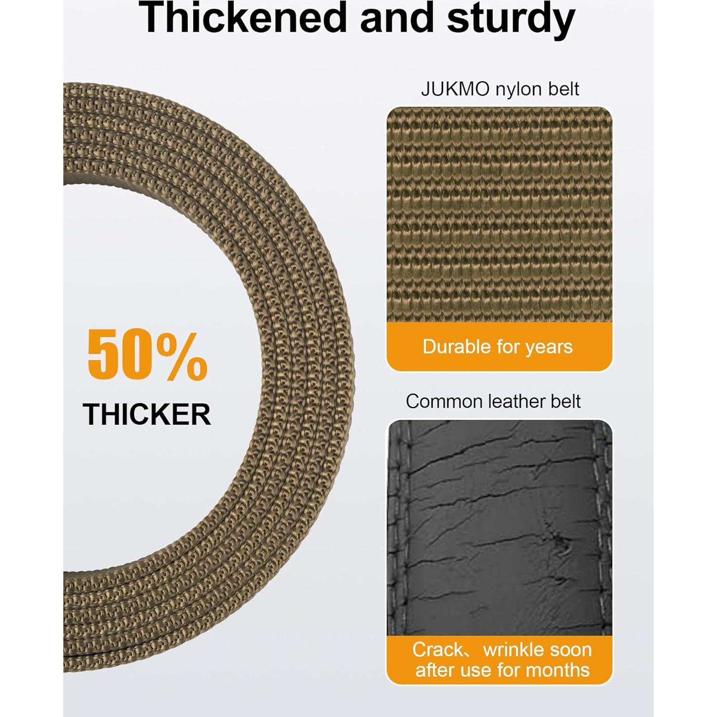 Cinturón de Golf JUKMO Táctico Nylon Hebilla Automática