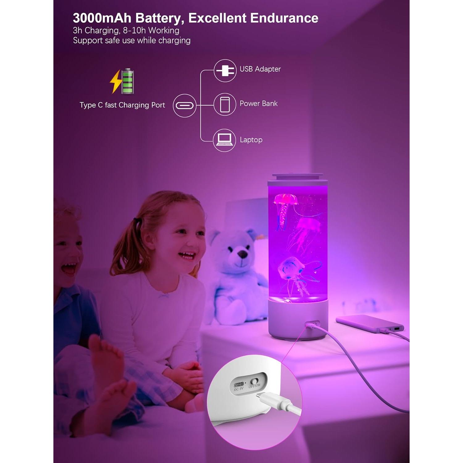 Lámpara de Medusa Bluetooth Eyesound 30 cm LED 7 Colores