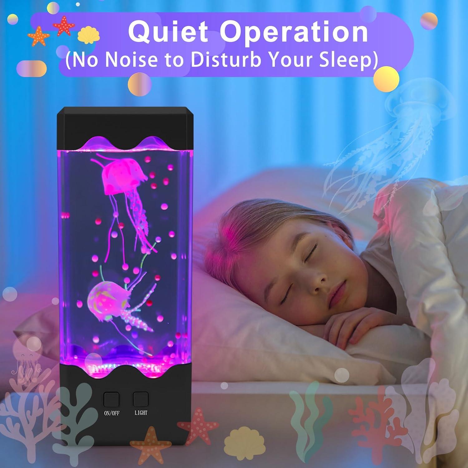 Lámpara de Medusa NIUFAN LED 7 Colores Decorativa