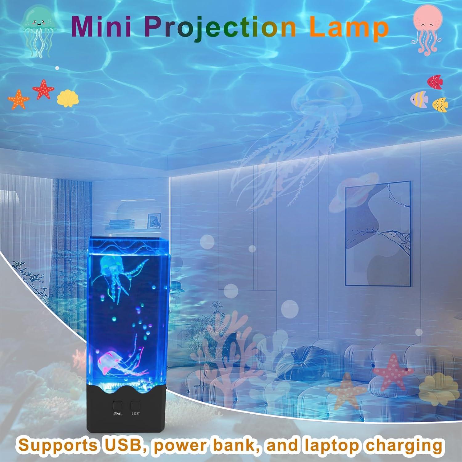 Lámpara de Medusa NIUFAN LED 7 Colores Decorativa