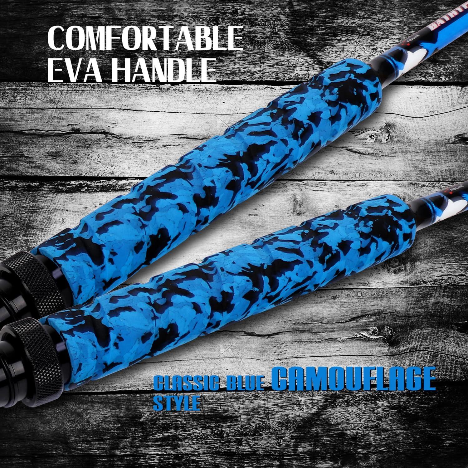 Caña de Pesca Fiblink 1/2 Piezas 182 cm 80-120 lbs Azul